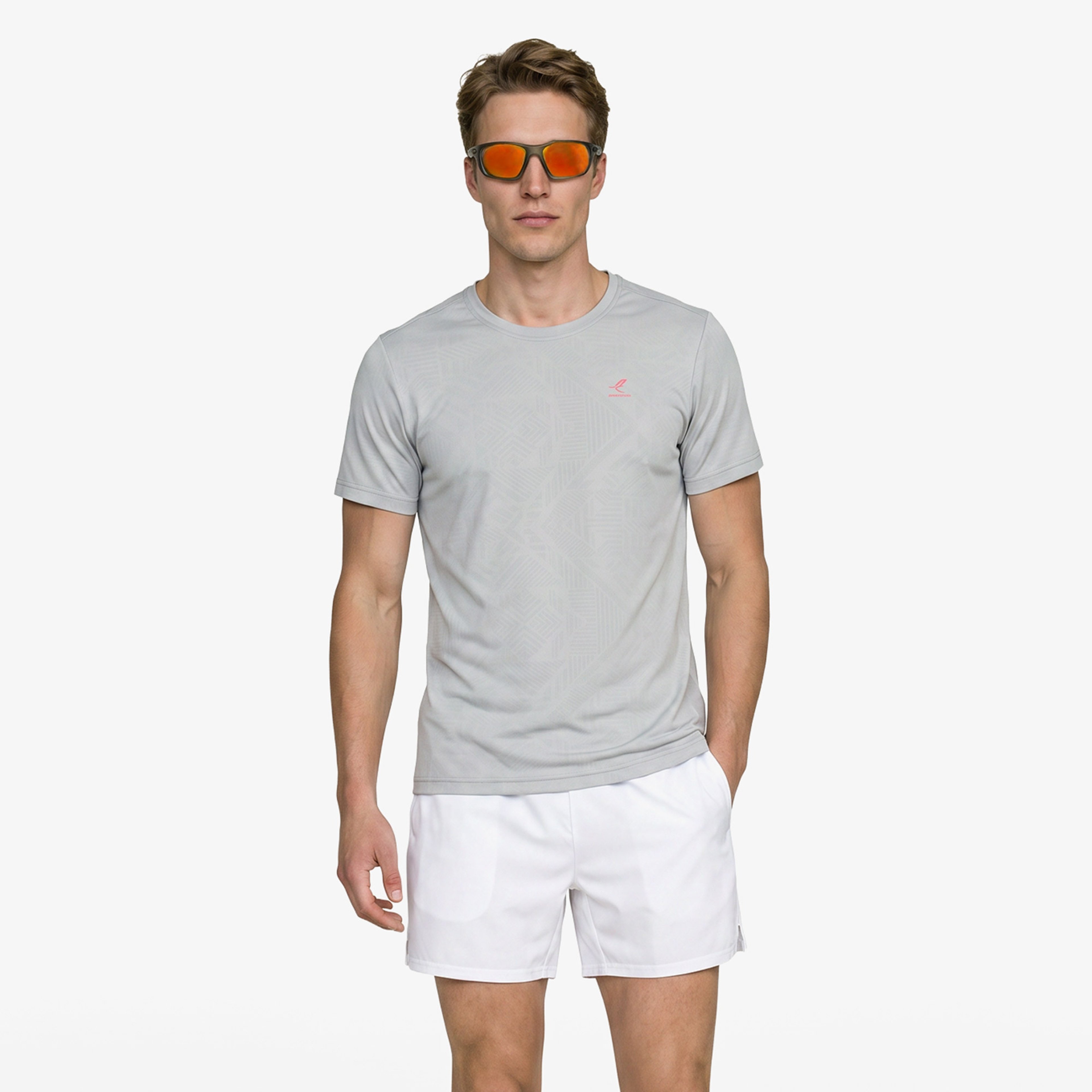 Energetics Erkek Gri Antrenman T-Shirt