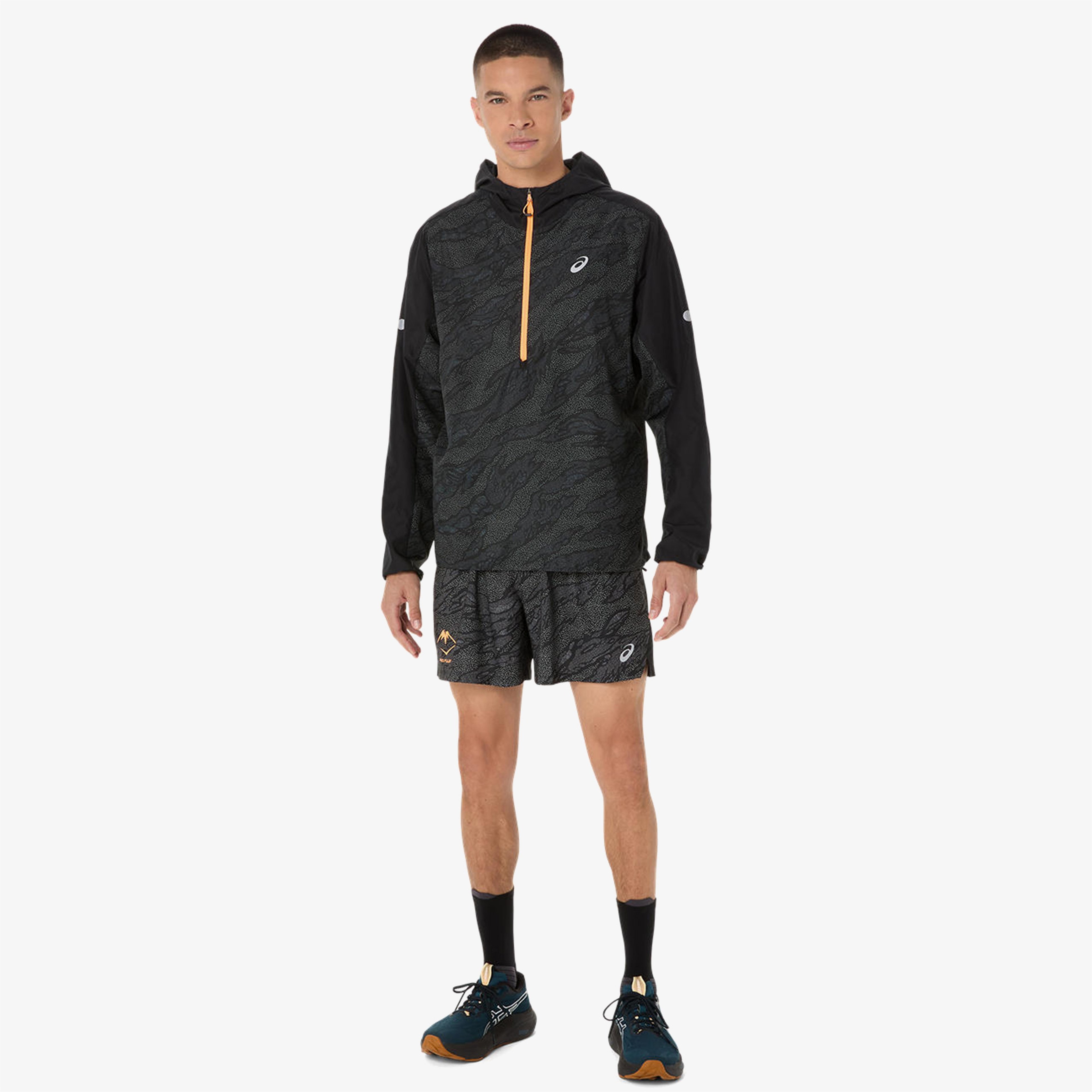 Asics Fujitrail Packable Windbreaker Erkek Siyah Ceket