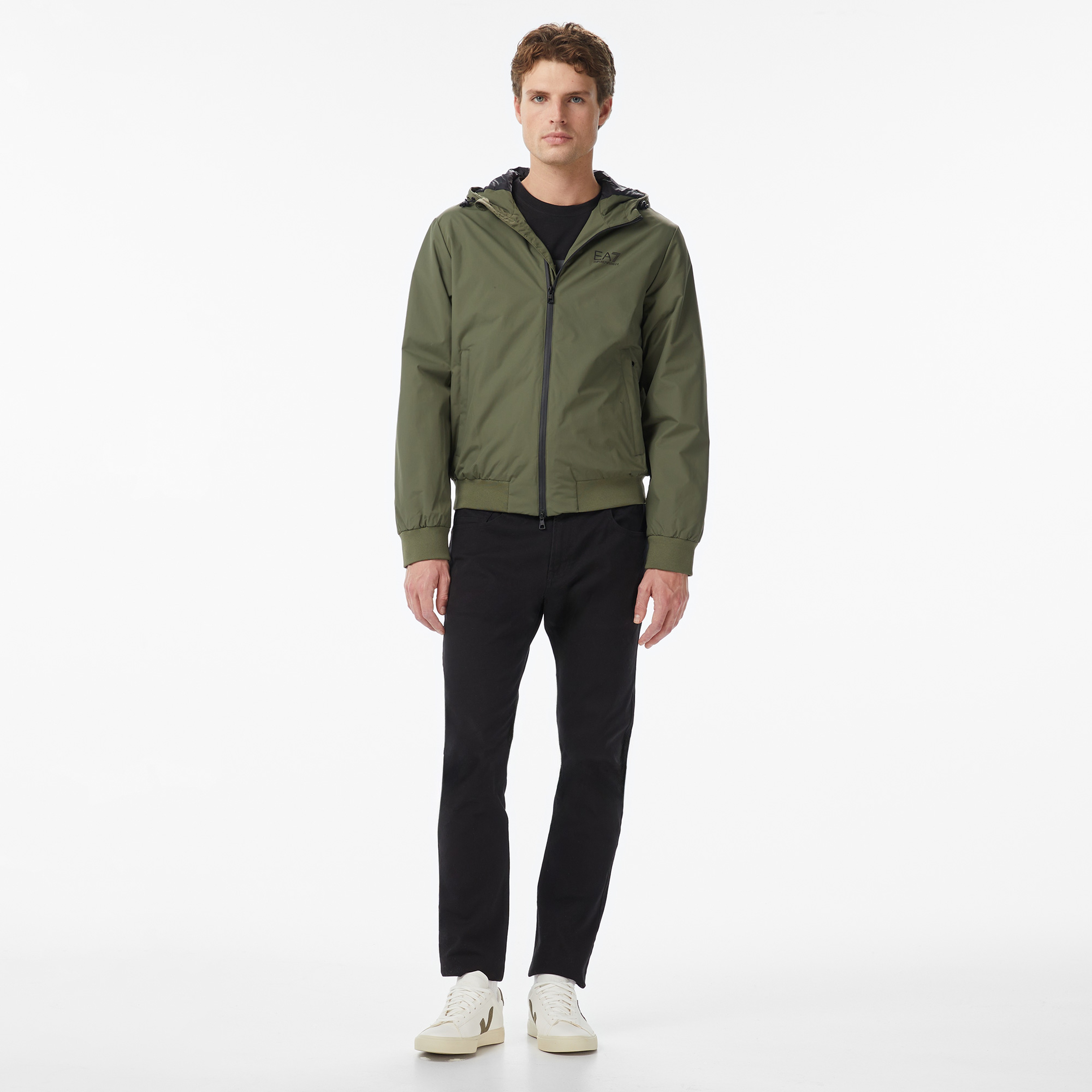 EA7 Regular Fit Erkek Haki Ceket