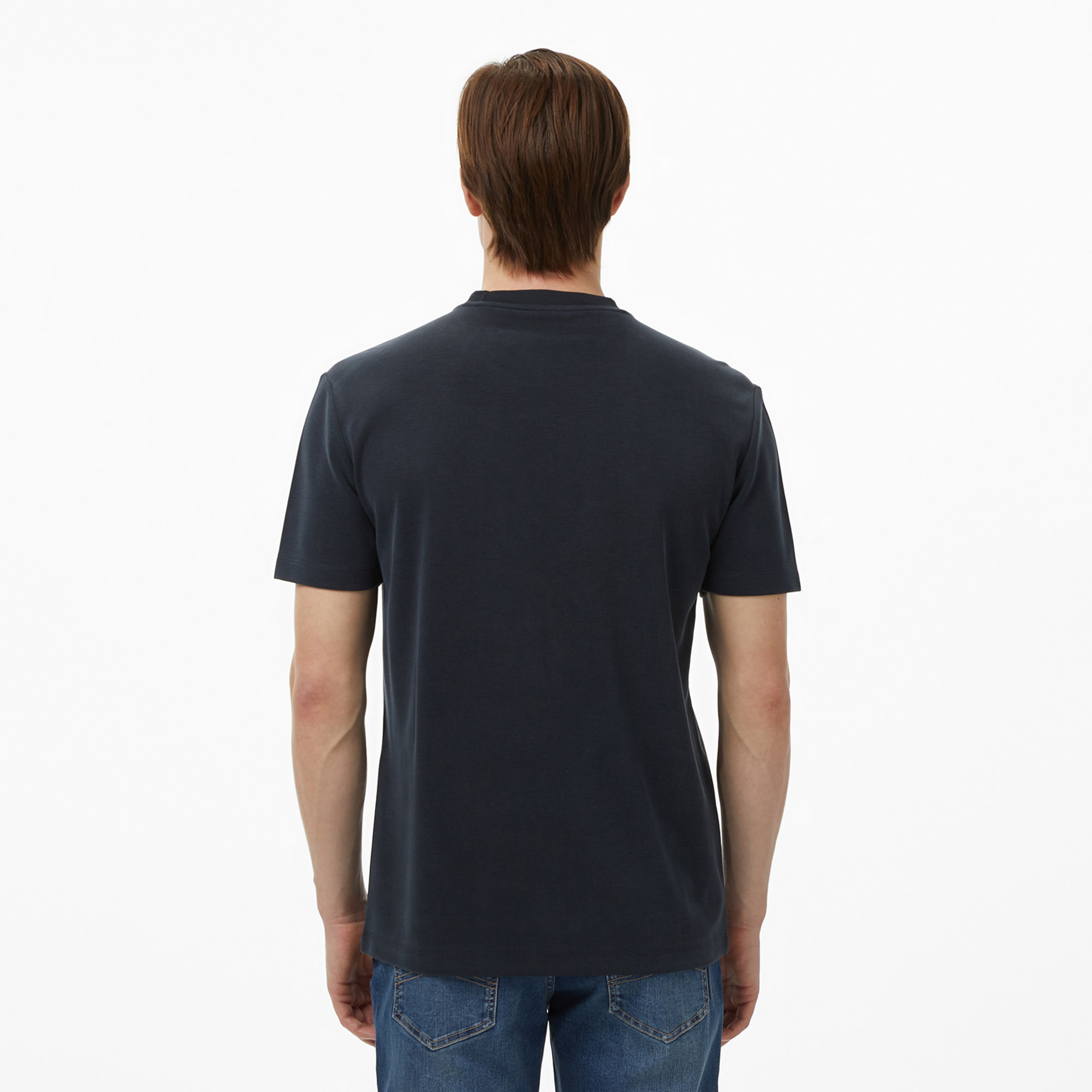 EA7 Regular Fit Erkek Siyah T-Shirt