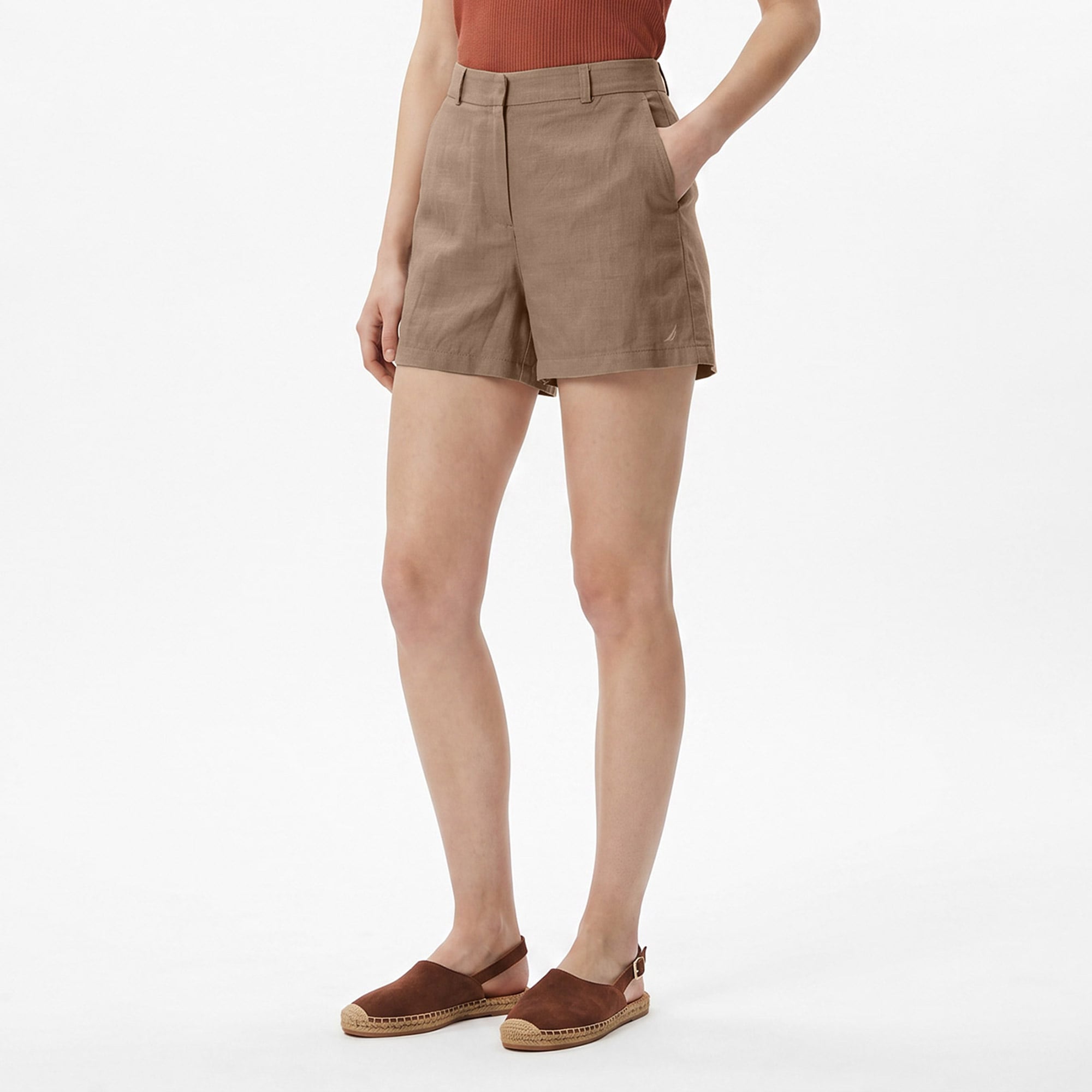 Nautica Regular Fit Kadın Yeşil Şort