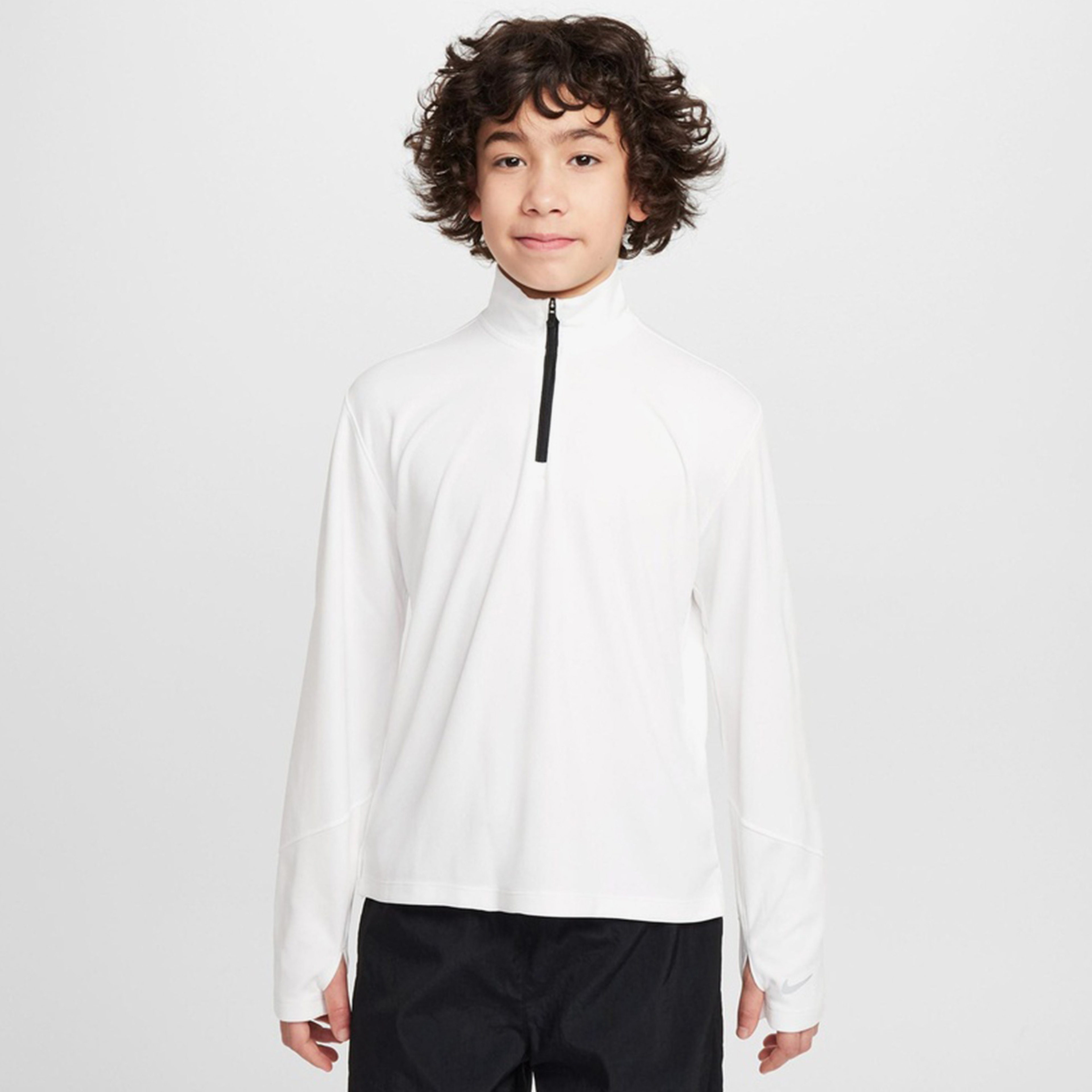 Nike Long Sleeve Top Çocuk Beyaz Eşofman Üstü