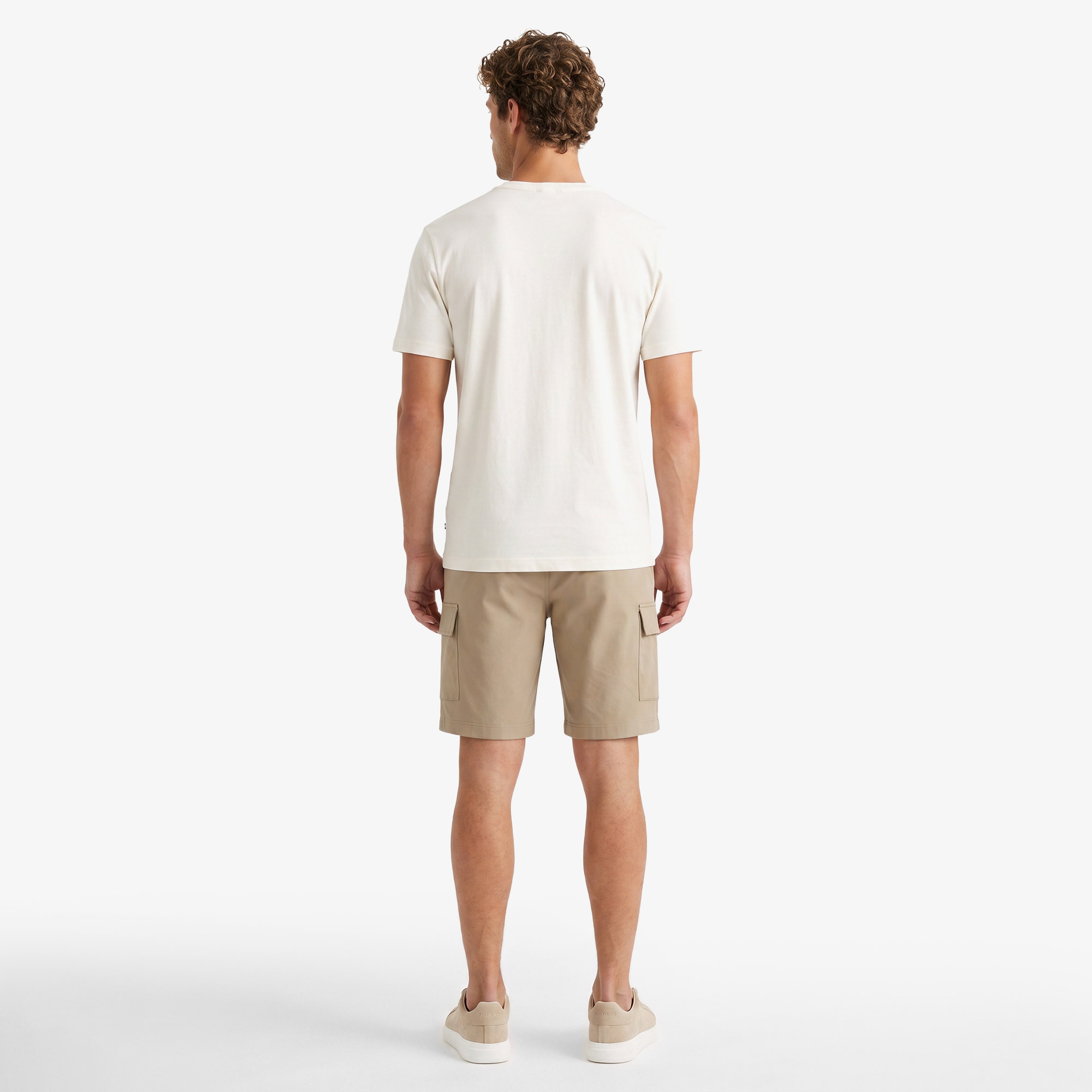 Nautica Erkek Krem Regular Fit Baskılı T-Shirt