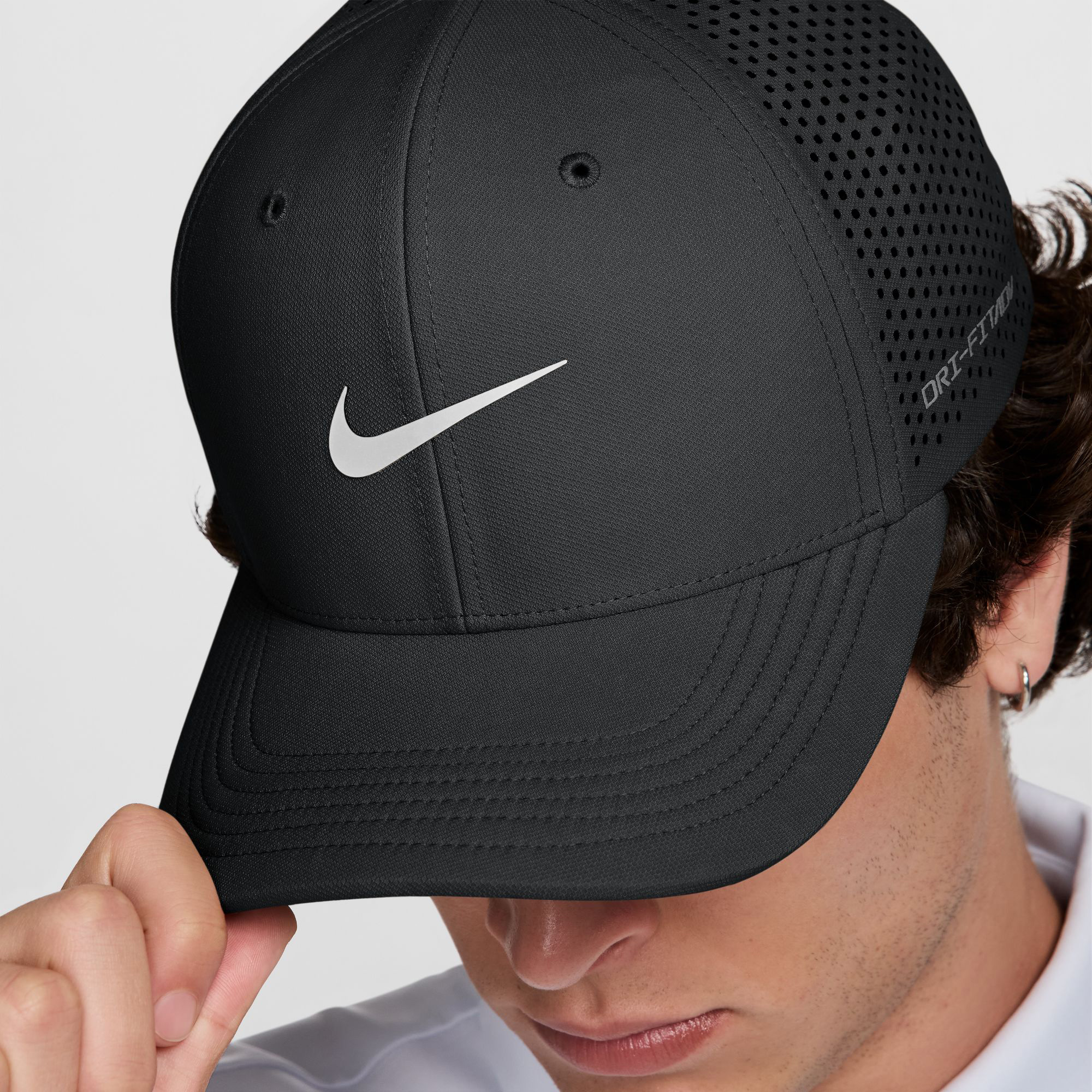 Nike Dri-FIT Rise Unisex Siyah Golf Şapka