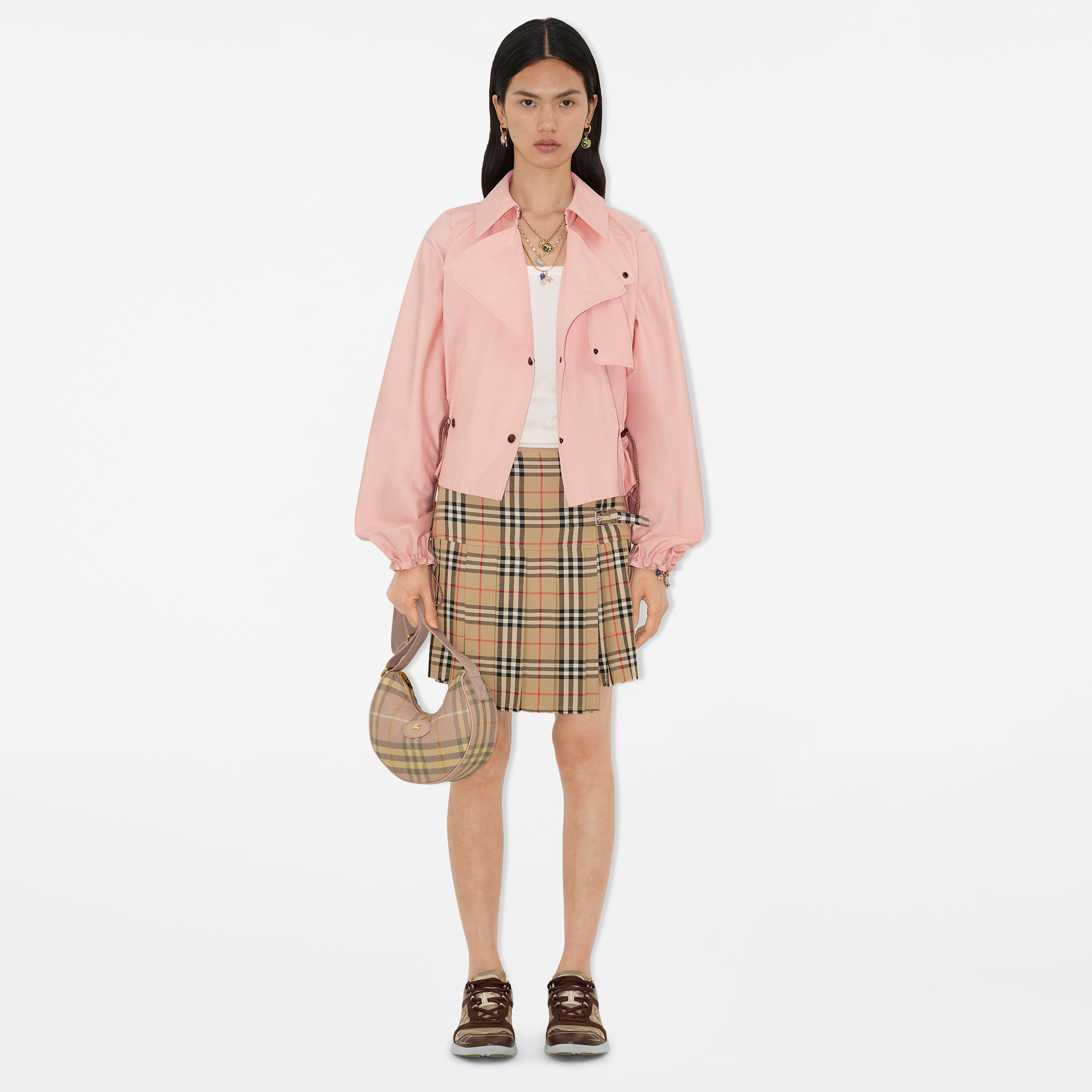 Burberry Horseshoe Crossbody Kadın Pembe Çapraz Çanta