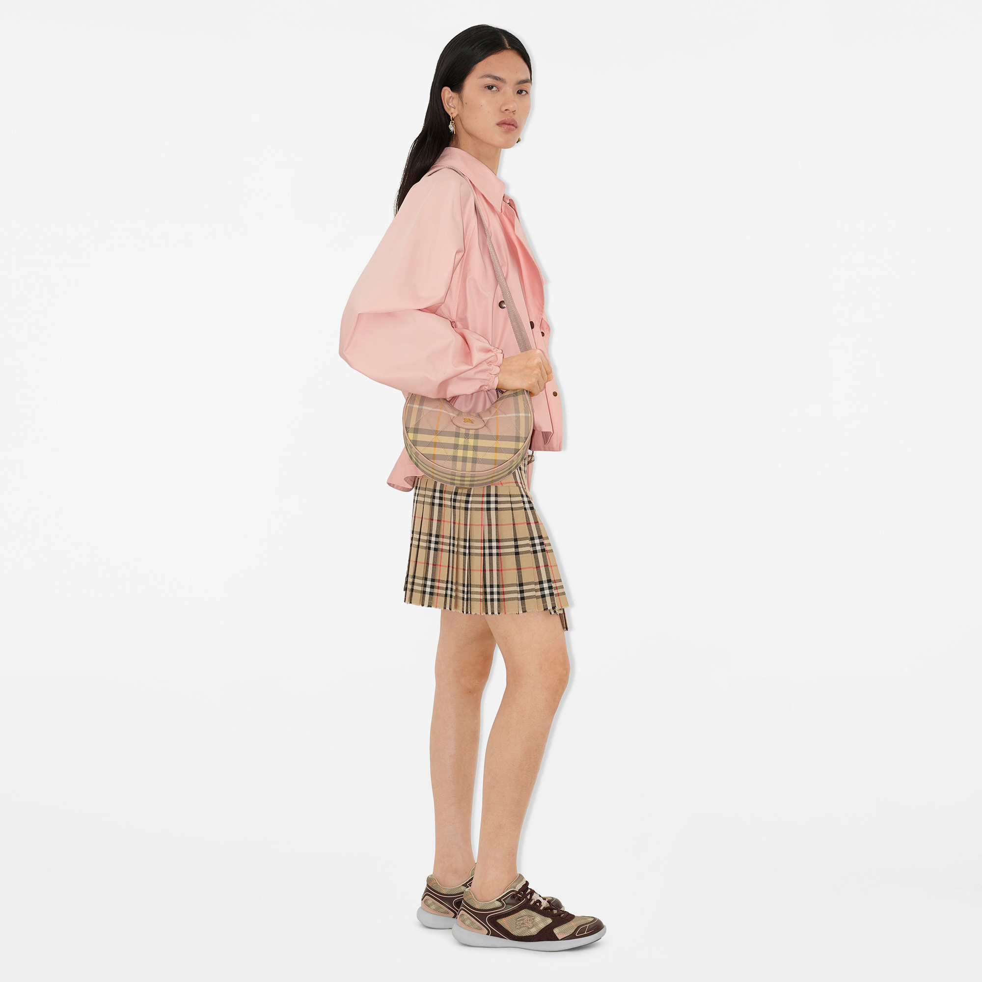 Burberry Horseshoe Crossbody Kadın Pembe Çapraz Çanta