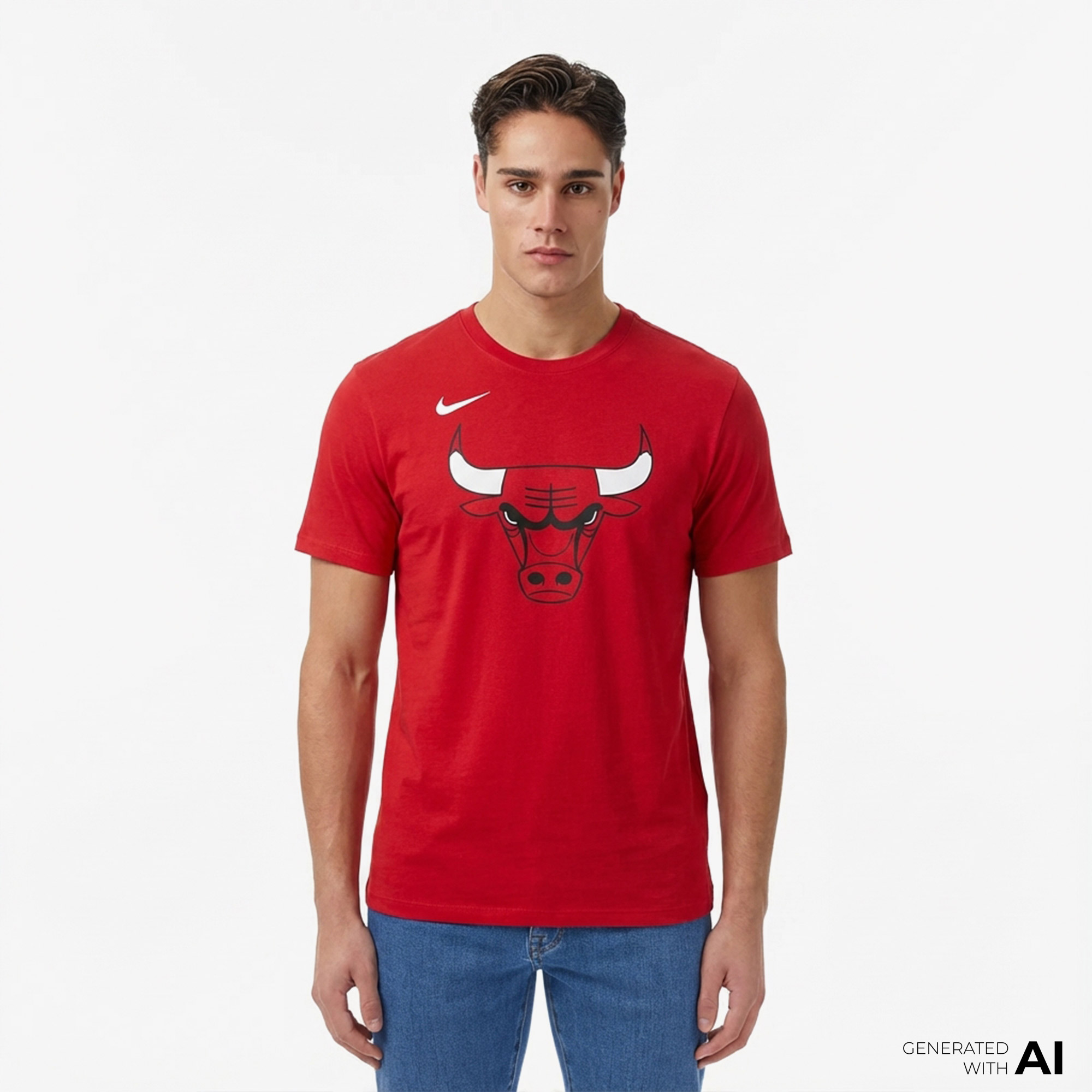 Nike Chicago Bulls NBA Basketbol Erkek Kırmızı Forma
