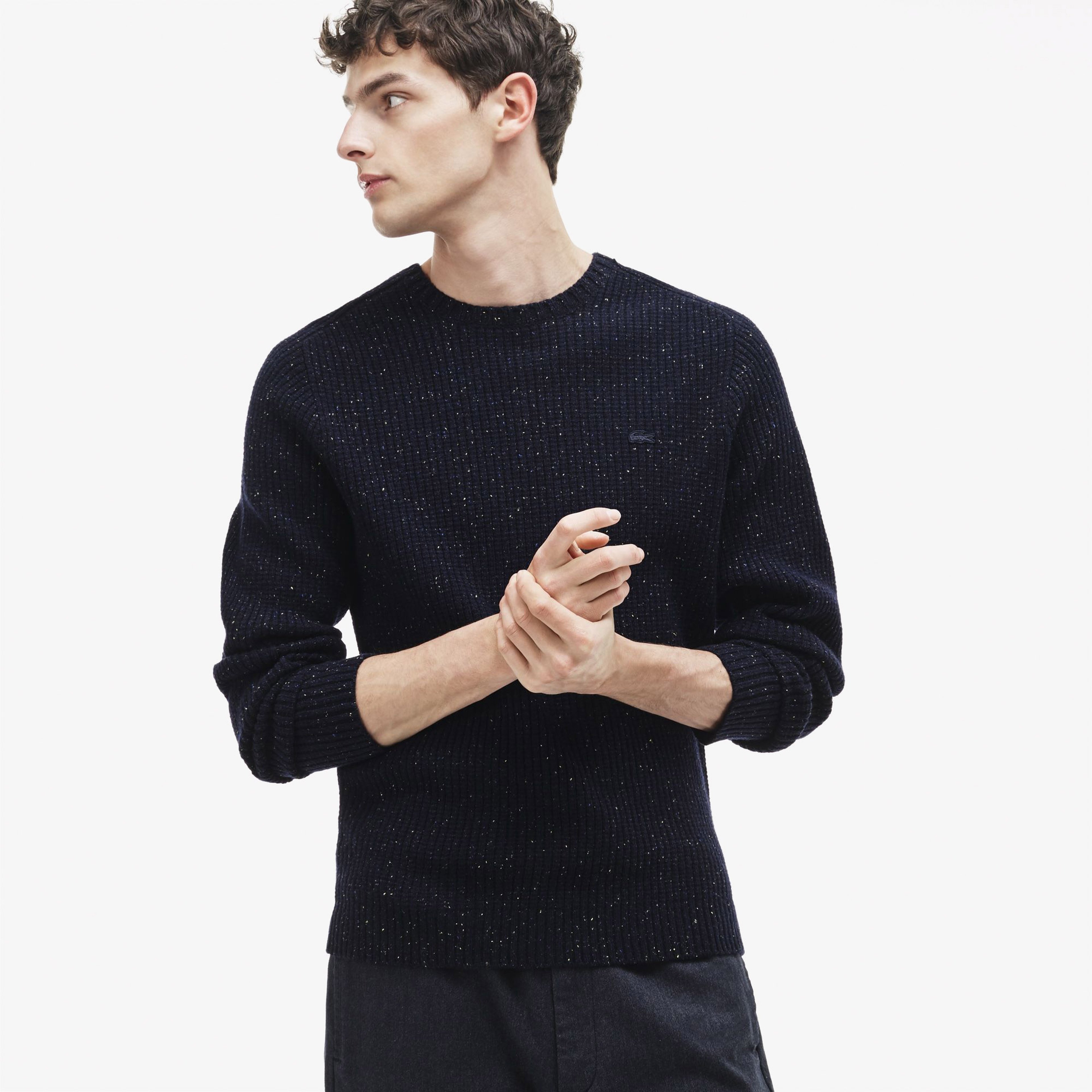 Lacoste Erkek Lacivert Triko