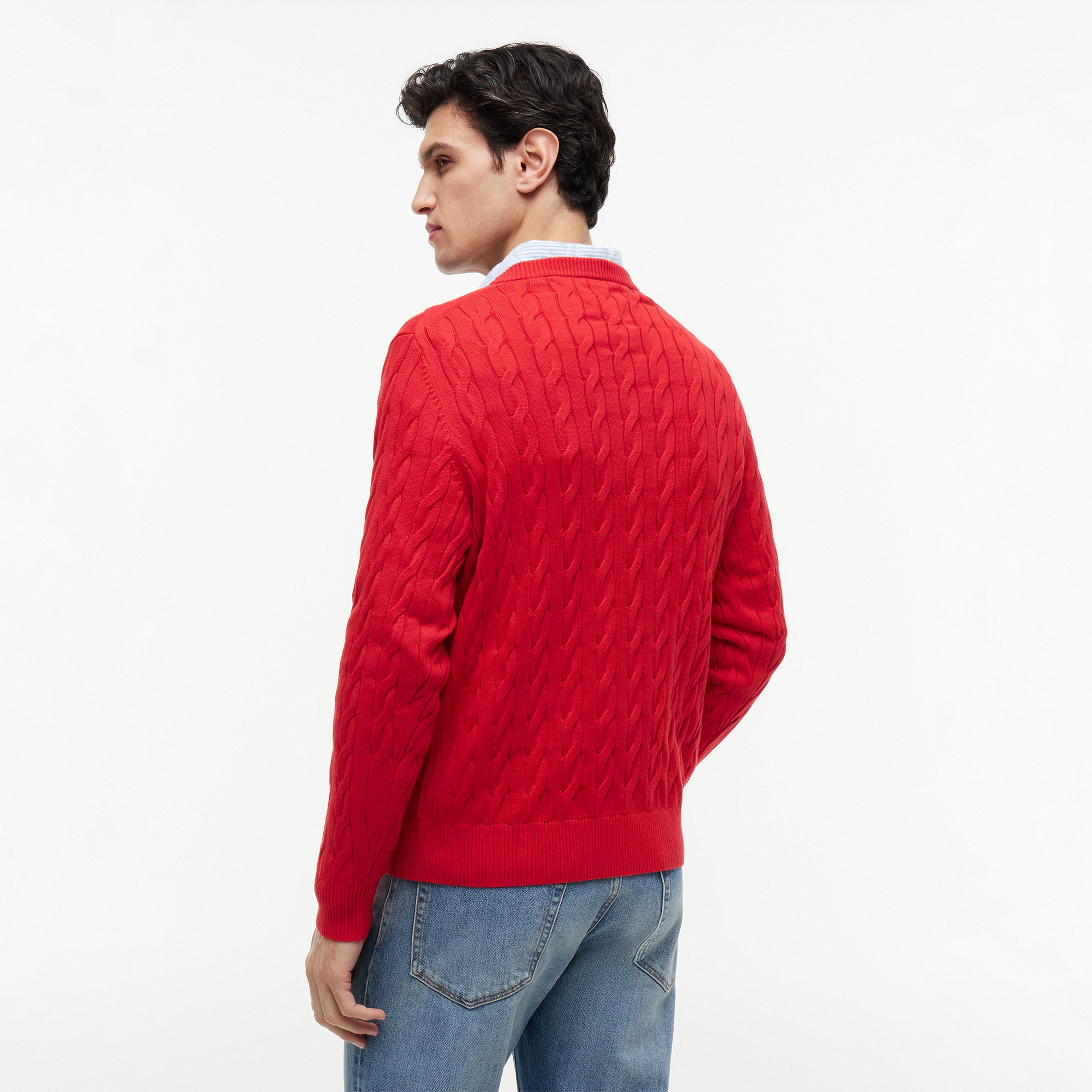 Tommy Hilfiger Erkek Kırmızı Triko