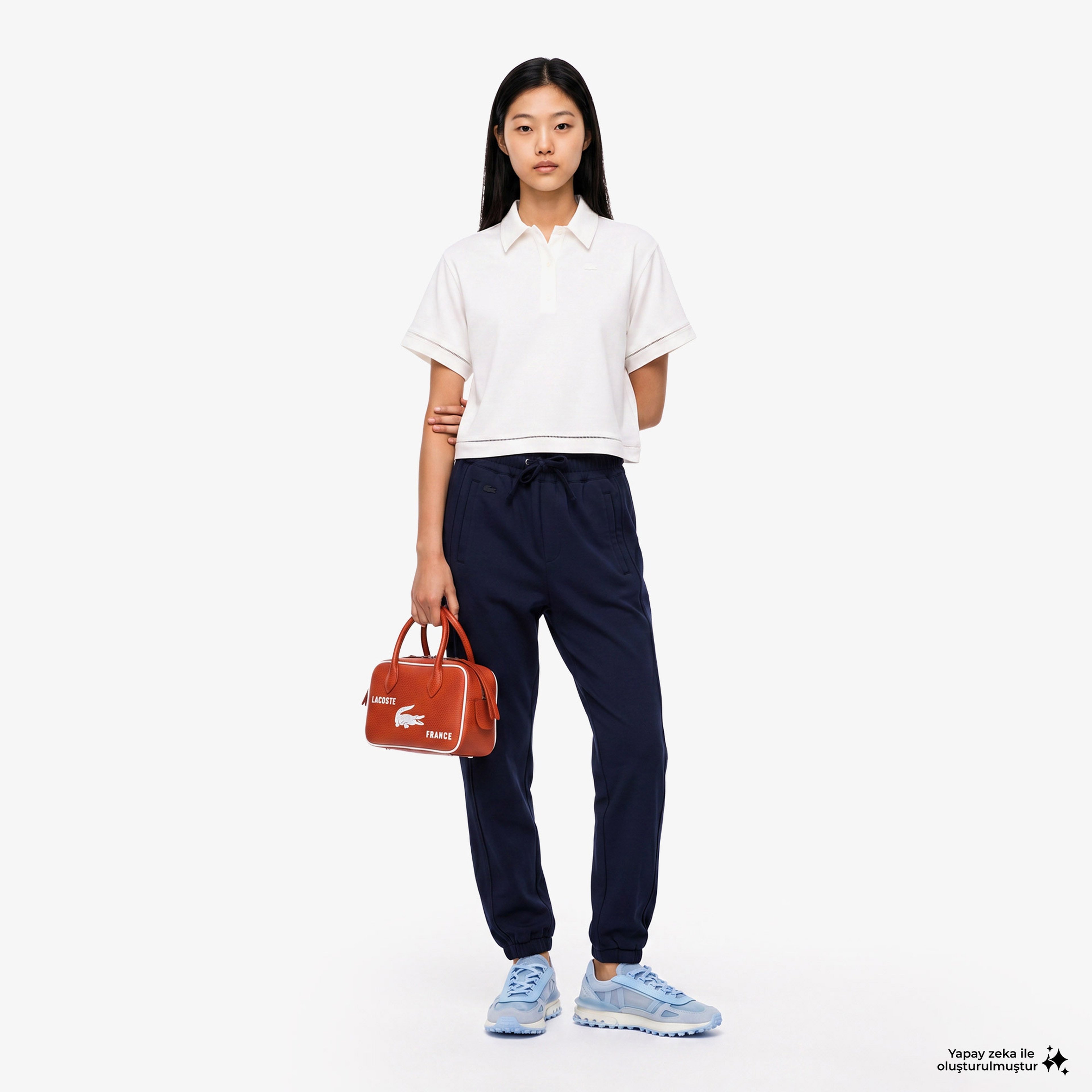Lacoste Kadın Mavi Pantolon