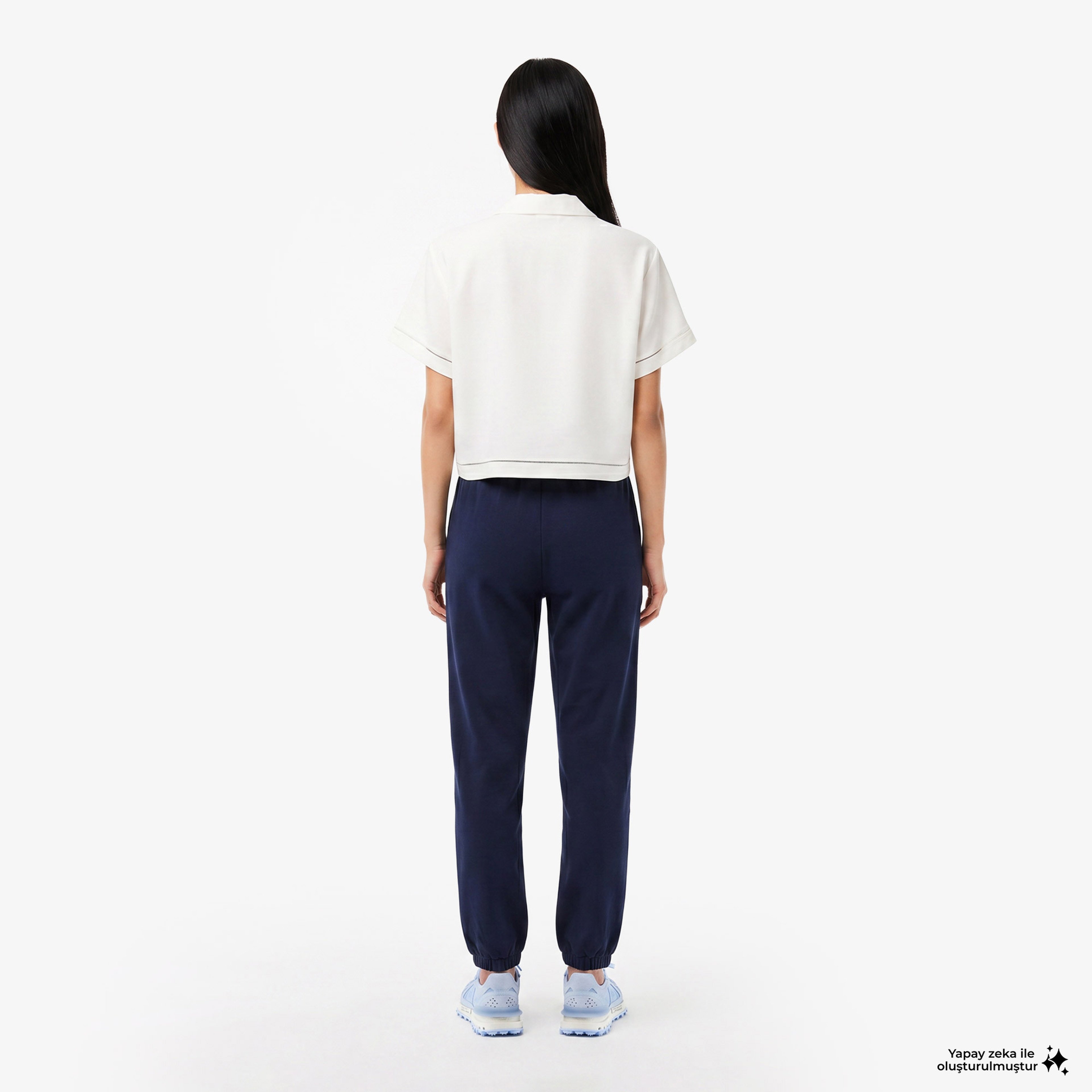 Lacoste Kadın Mavi Pantolon