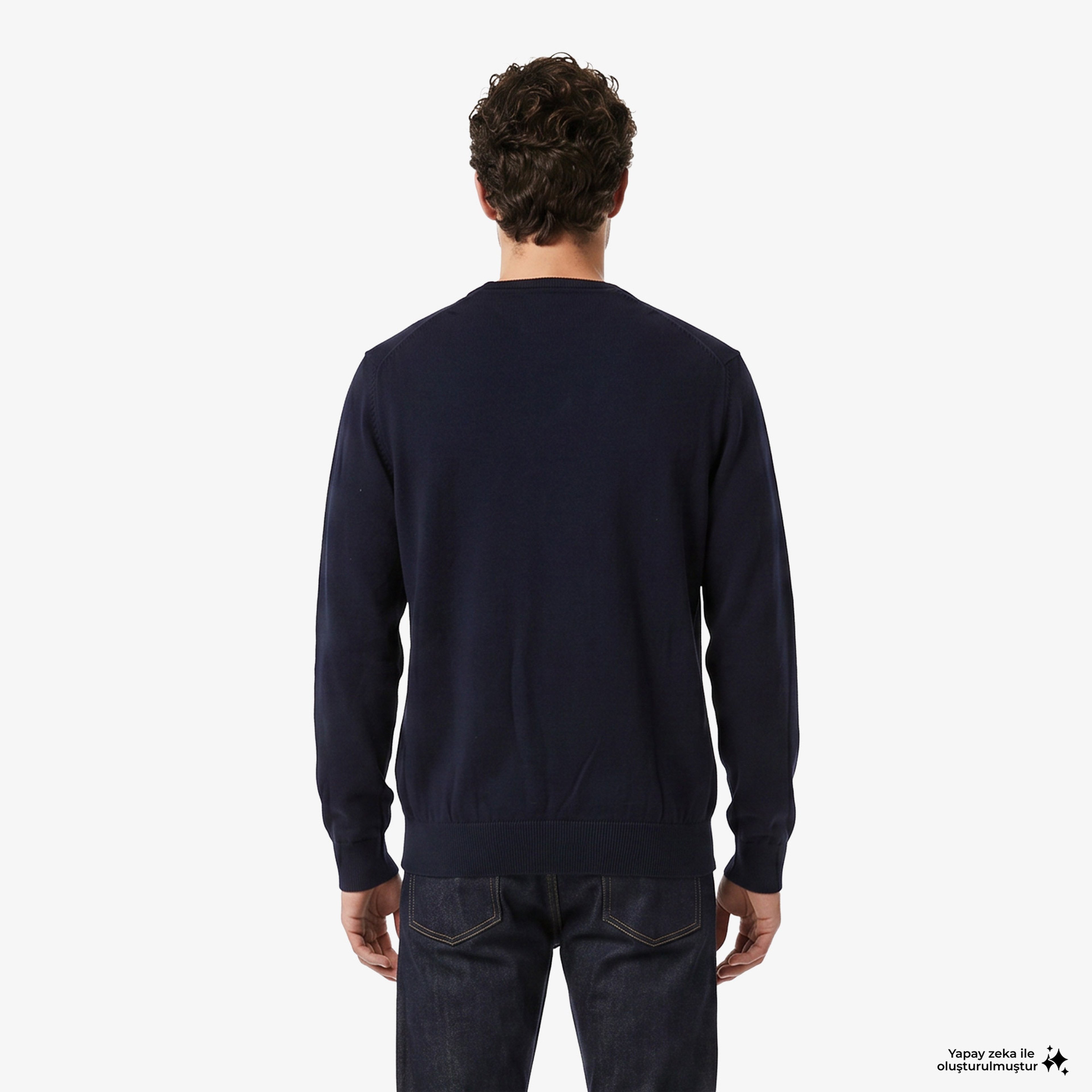 Lacoste Erkek Lacivert Triko