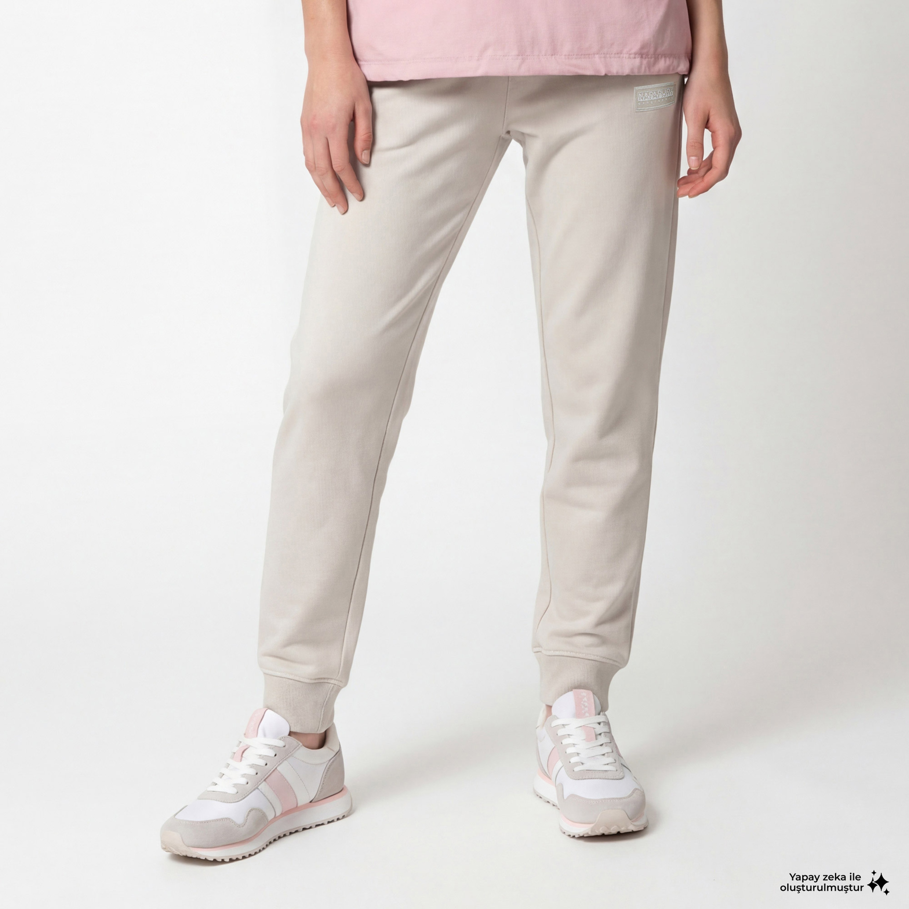 Napapijri M-Box Logo W Kadın Bej Pantolon