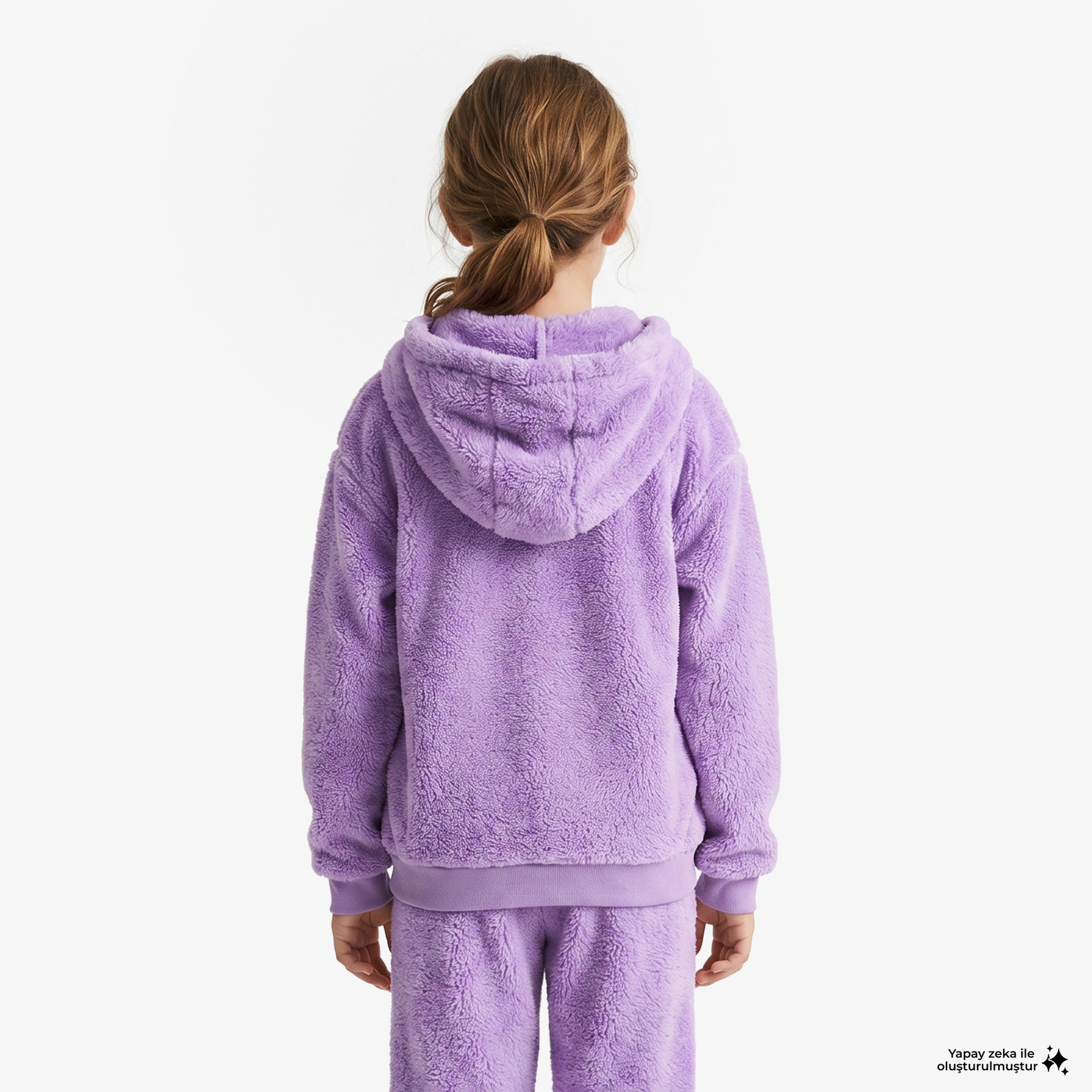 Nautica Knit Active Top Çocuk Mor Sweatshirt