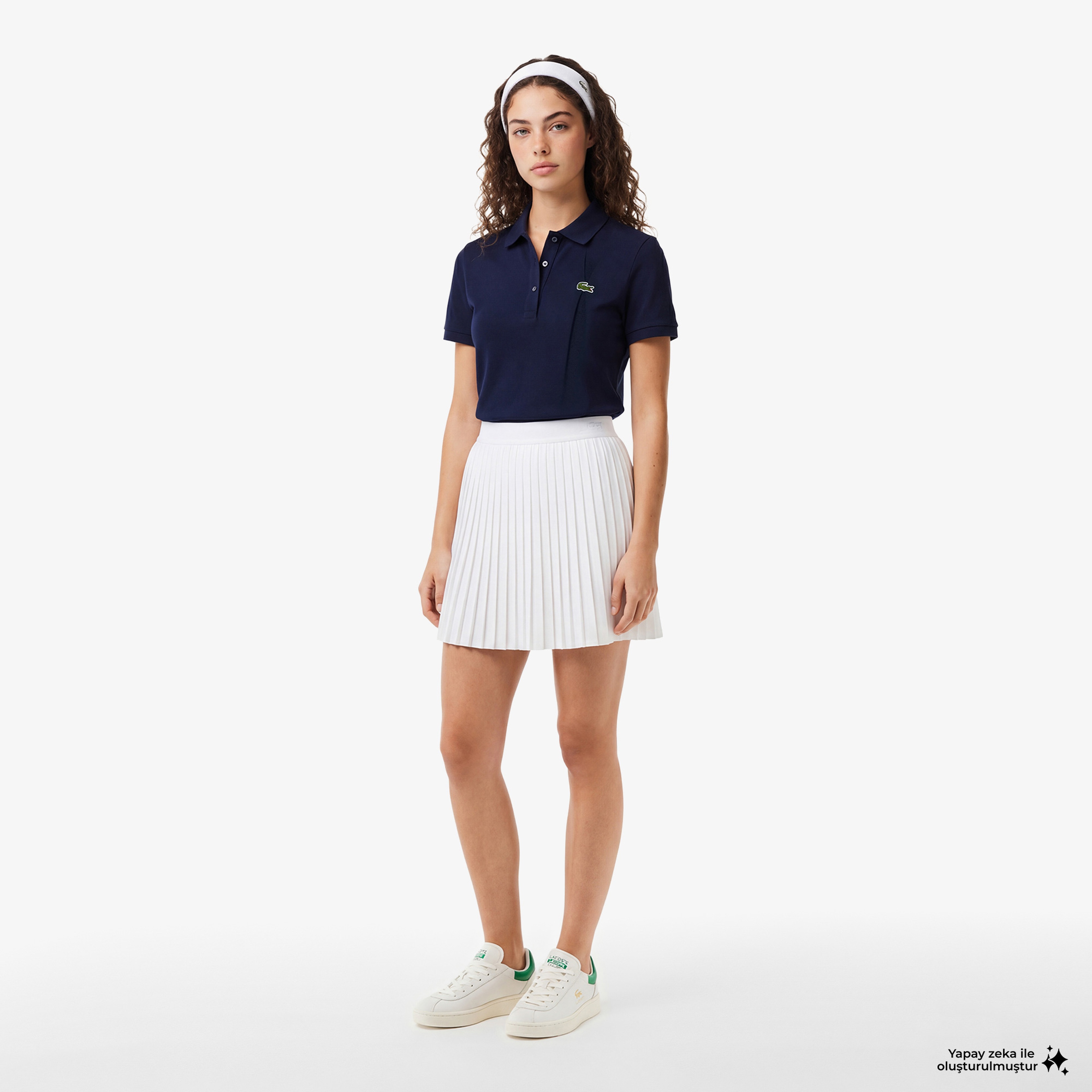 Kadın Regular Fit Organik Pamuk Lacivert Polo