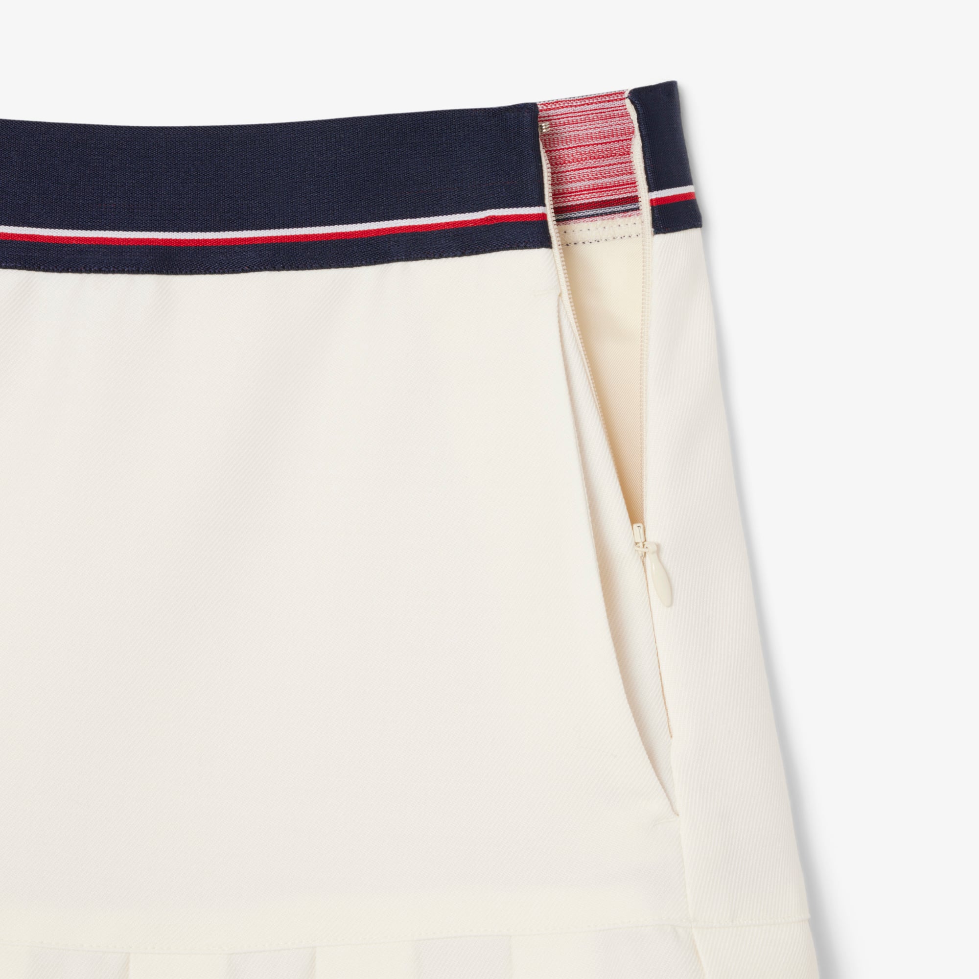 Kadın Flare Fit Krem Yün Karışımlı Etek