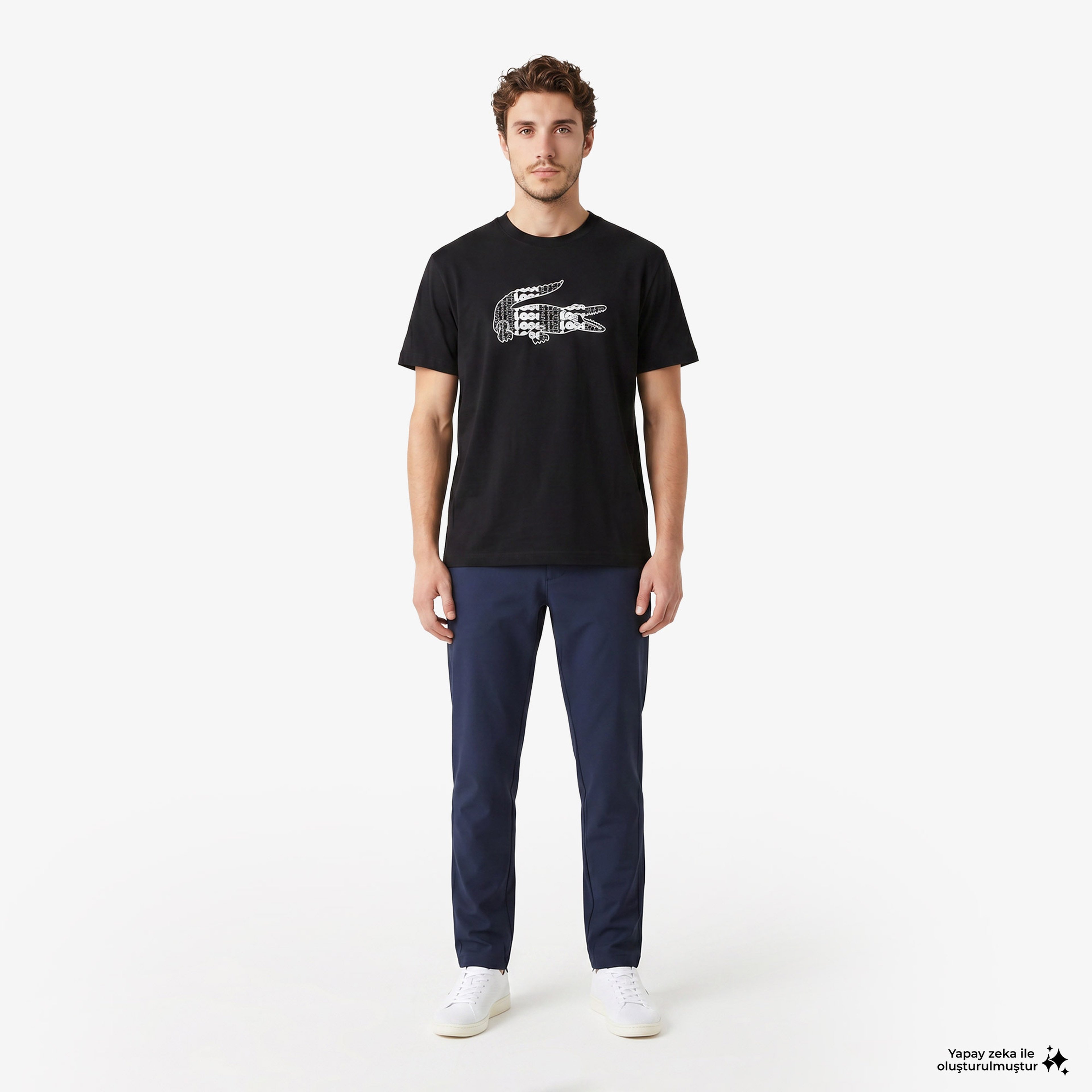 Lacoste Erkek Tapered Fit Lacivert Pantolon