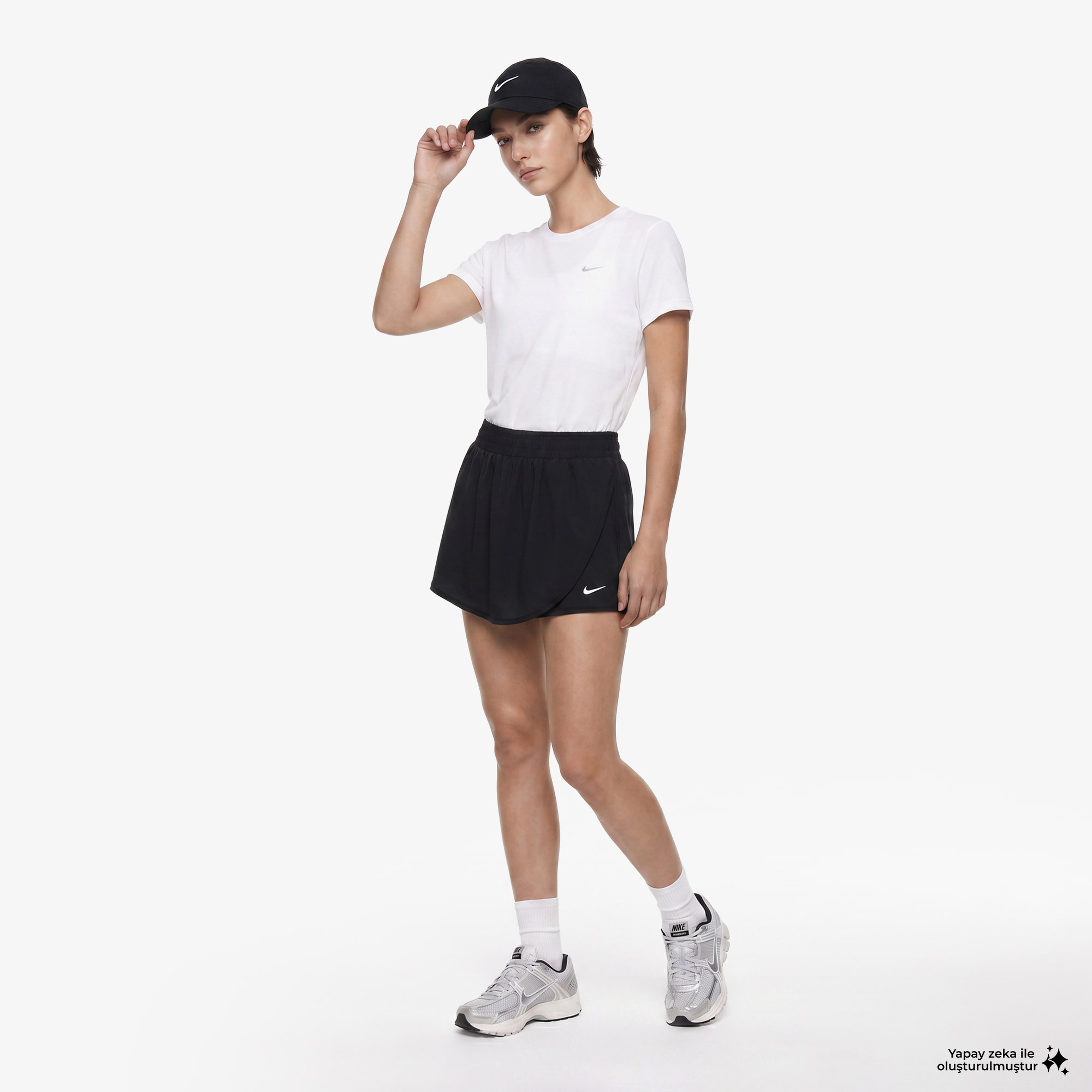 Nike Dri-Fit Çocuk Siyah Etek