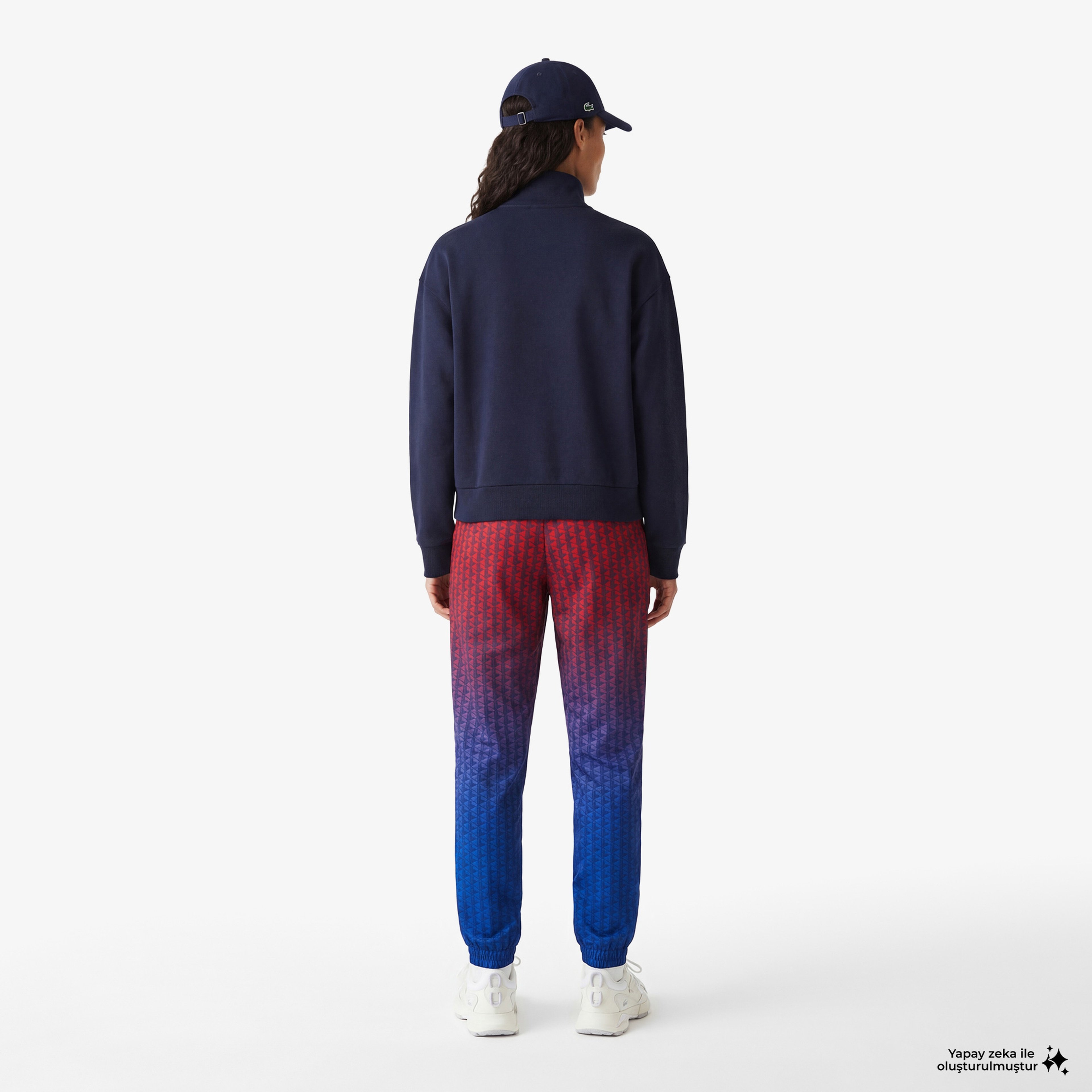 Kadın Jogger Monogram Renkli Eşofman Altı