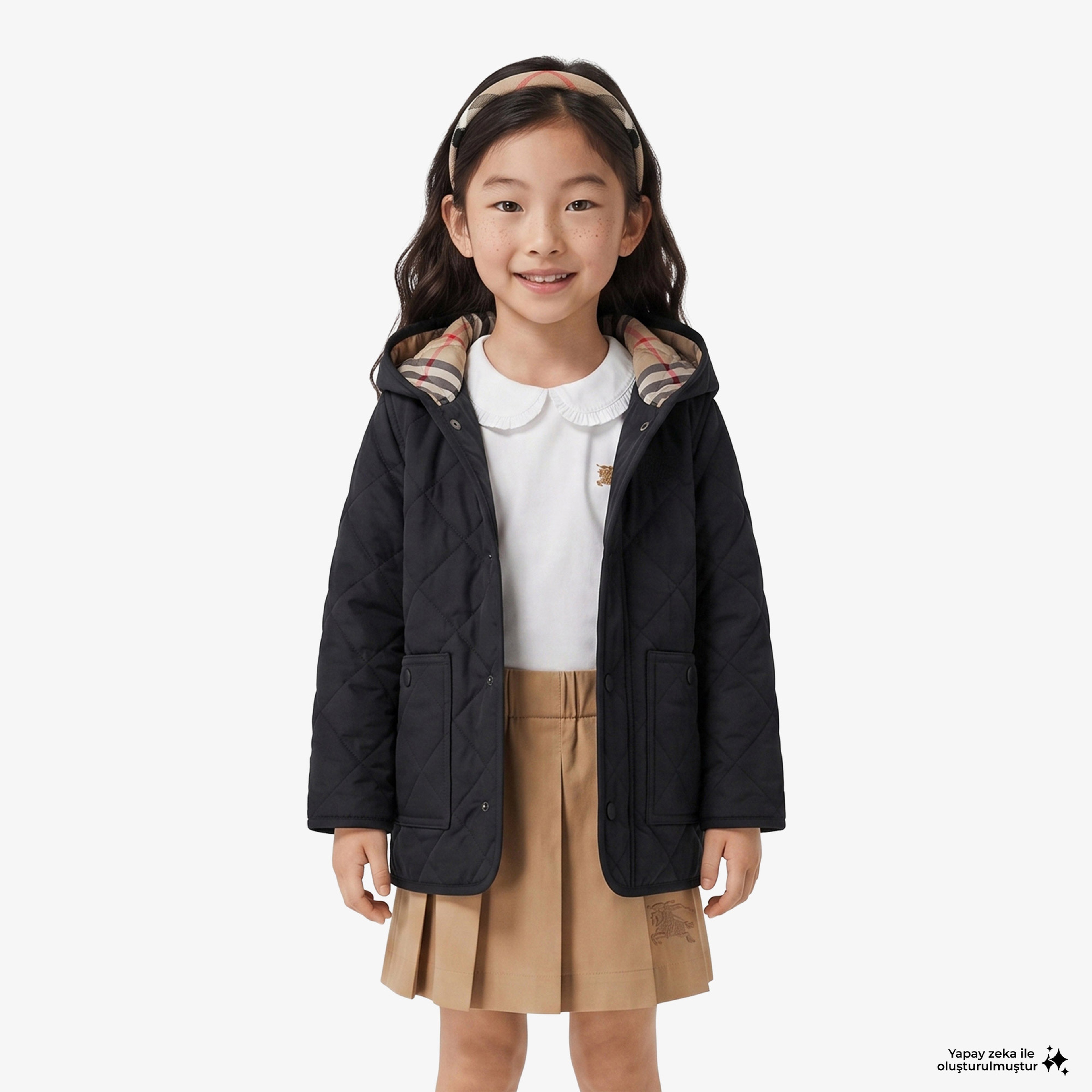 Burberry Harrison Çocuk Siyah Mont