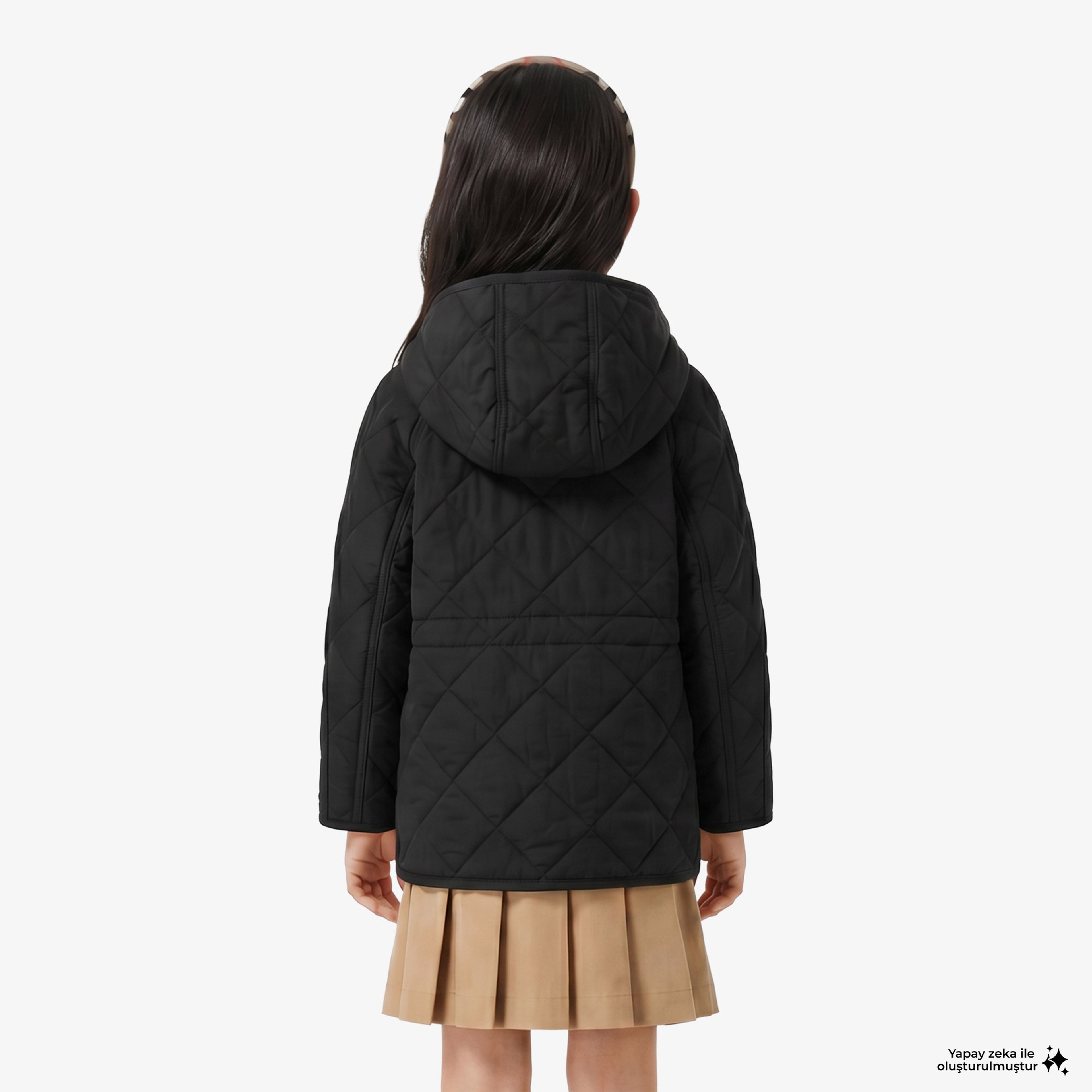 Burberry Harrison Çocuk Siyah Mont