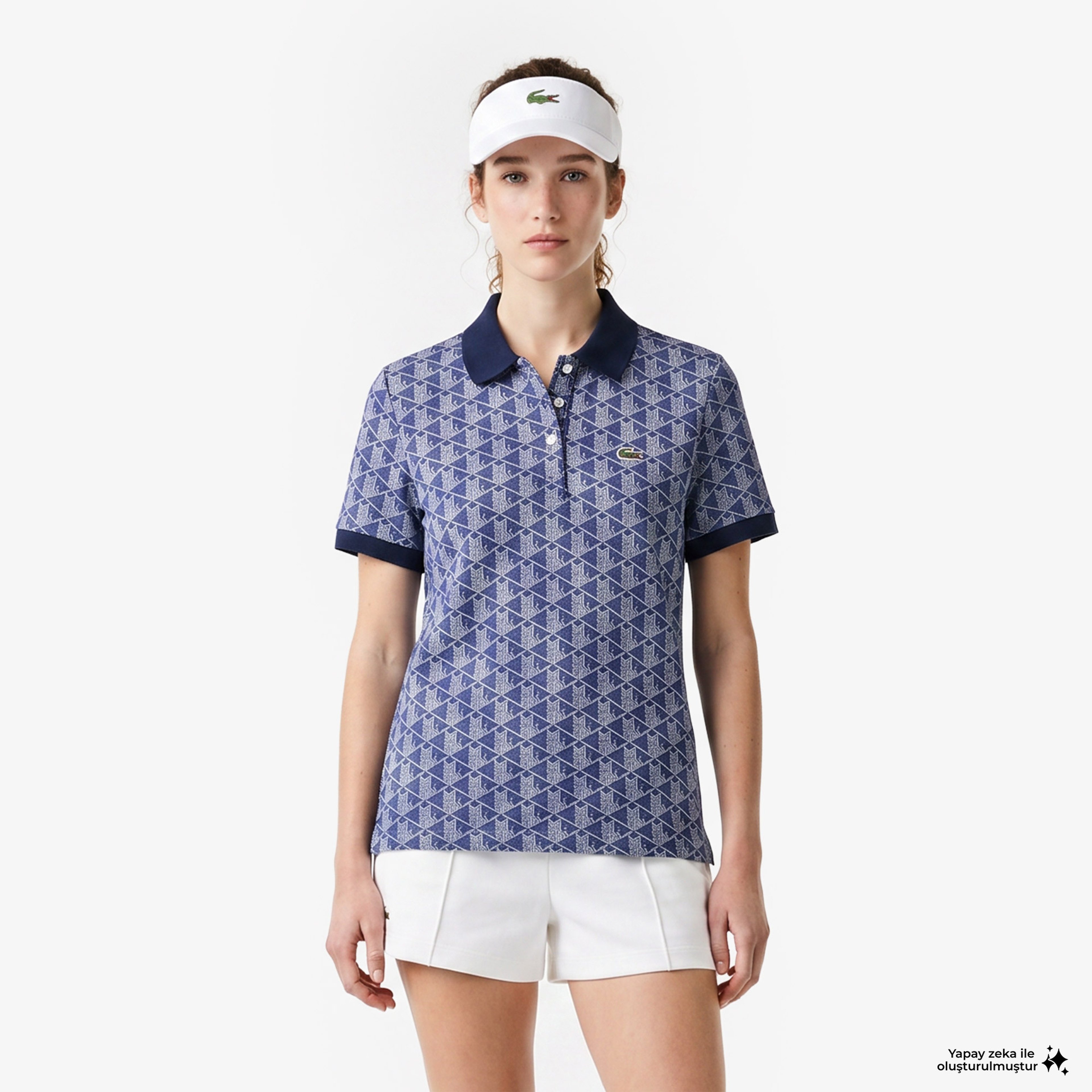 Lacoste Kadın Mavi Polo
