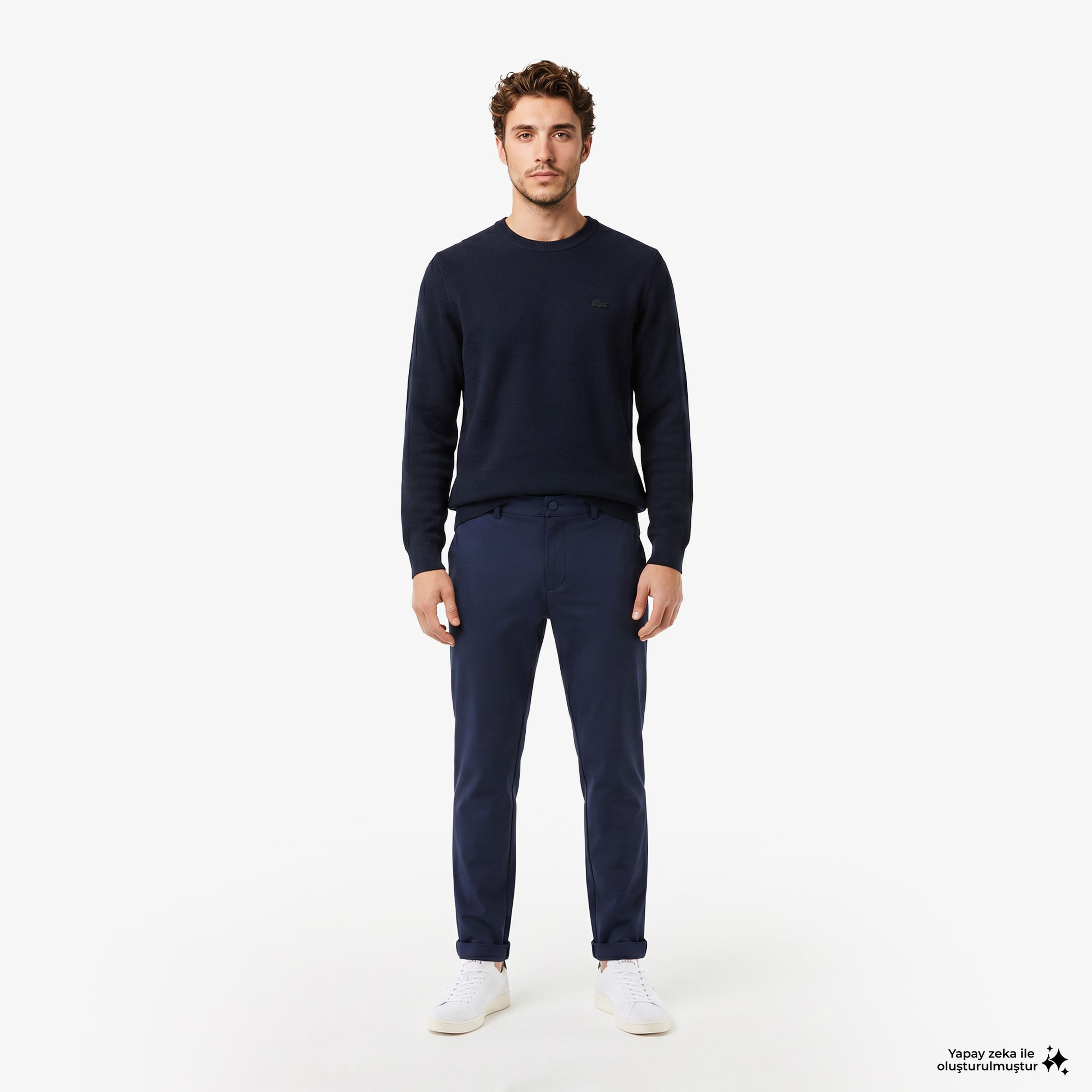 Lacoste Erkek Lacivert Kazak