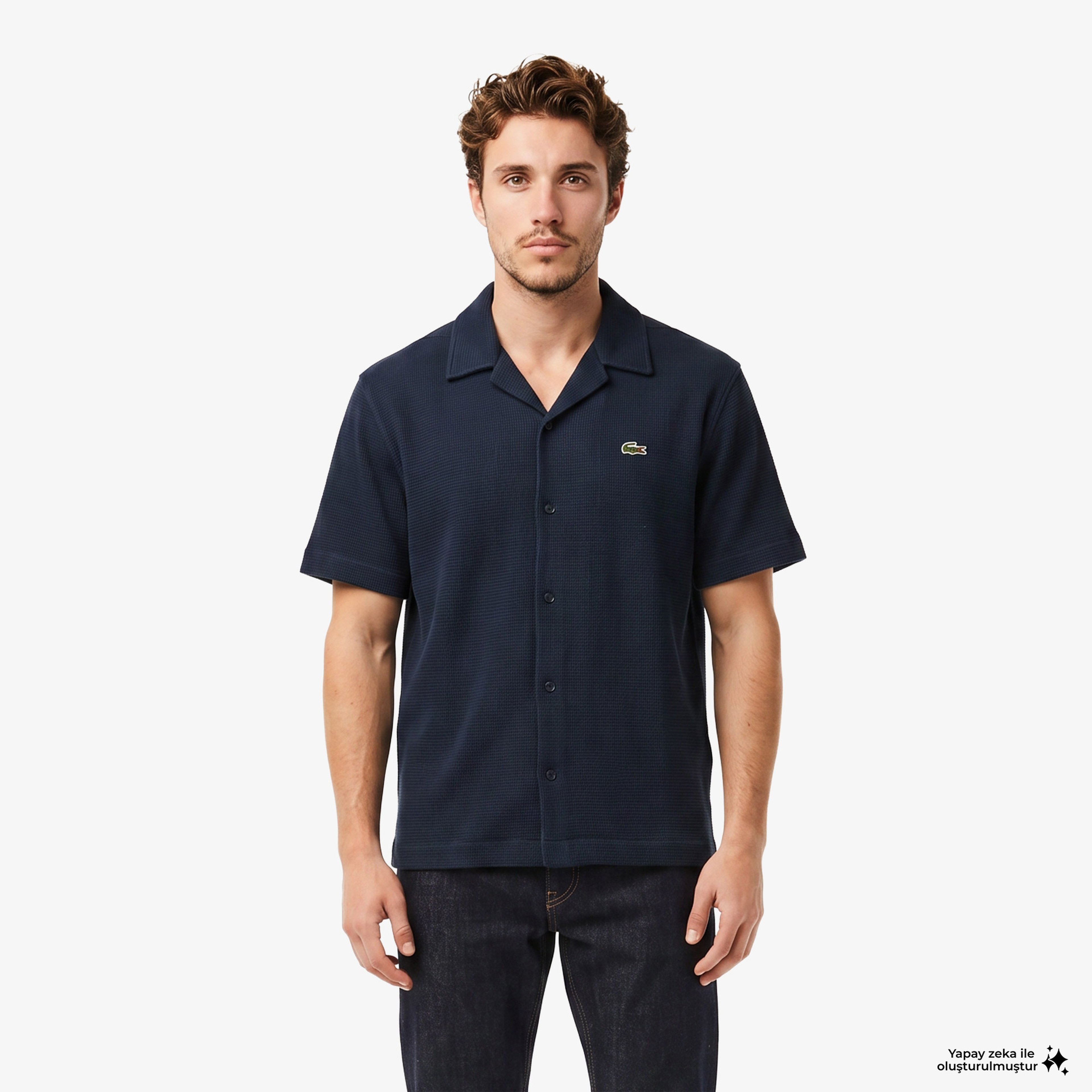 Lacoste Erkek Mavi Gömlek