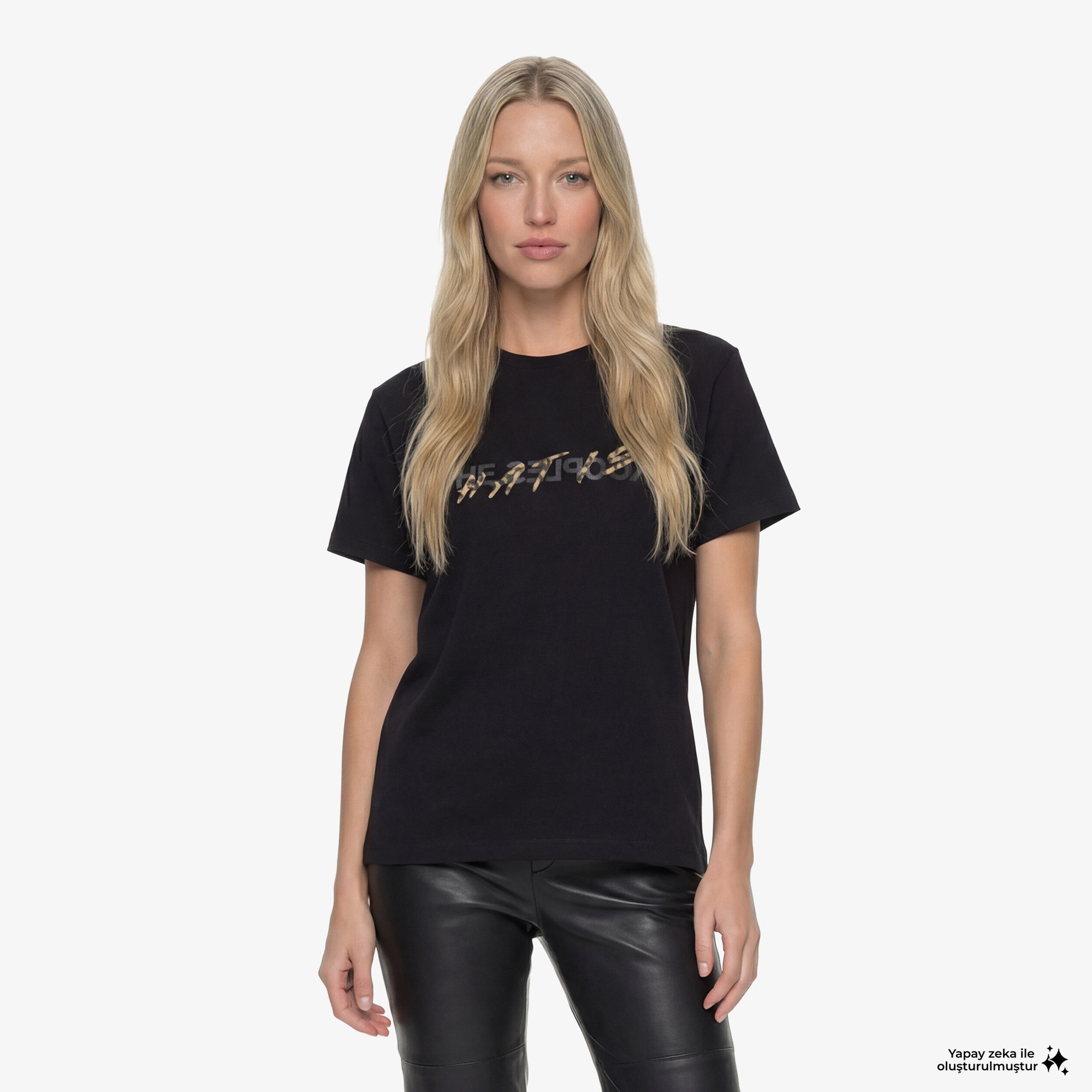 The Kooples What Is Kadın Siyah T-Shirt