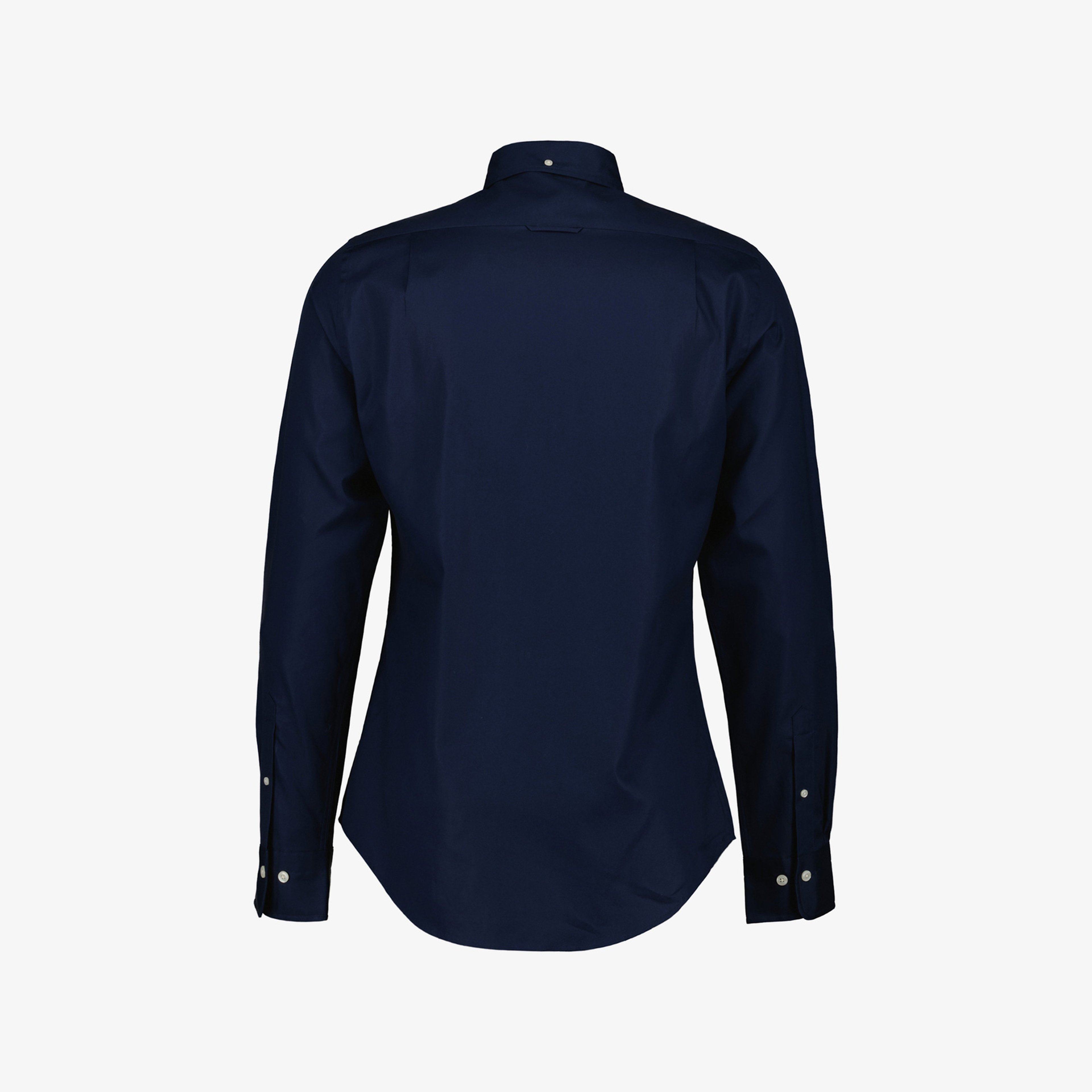 GANT Erkek Lacivert Slim Fit Düğmeli Yaka Oxford Gömlek