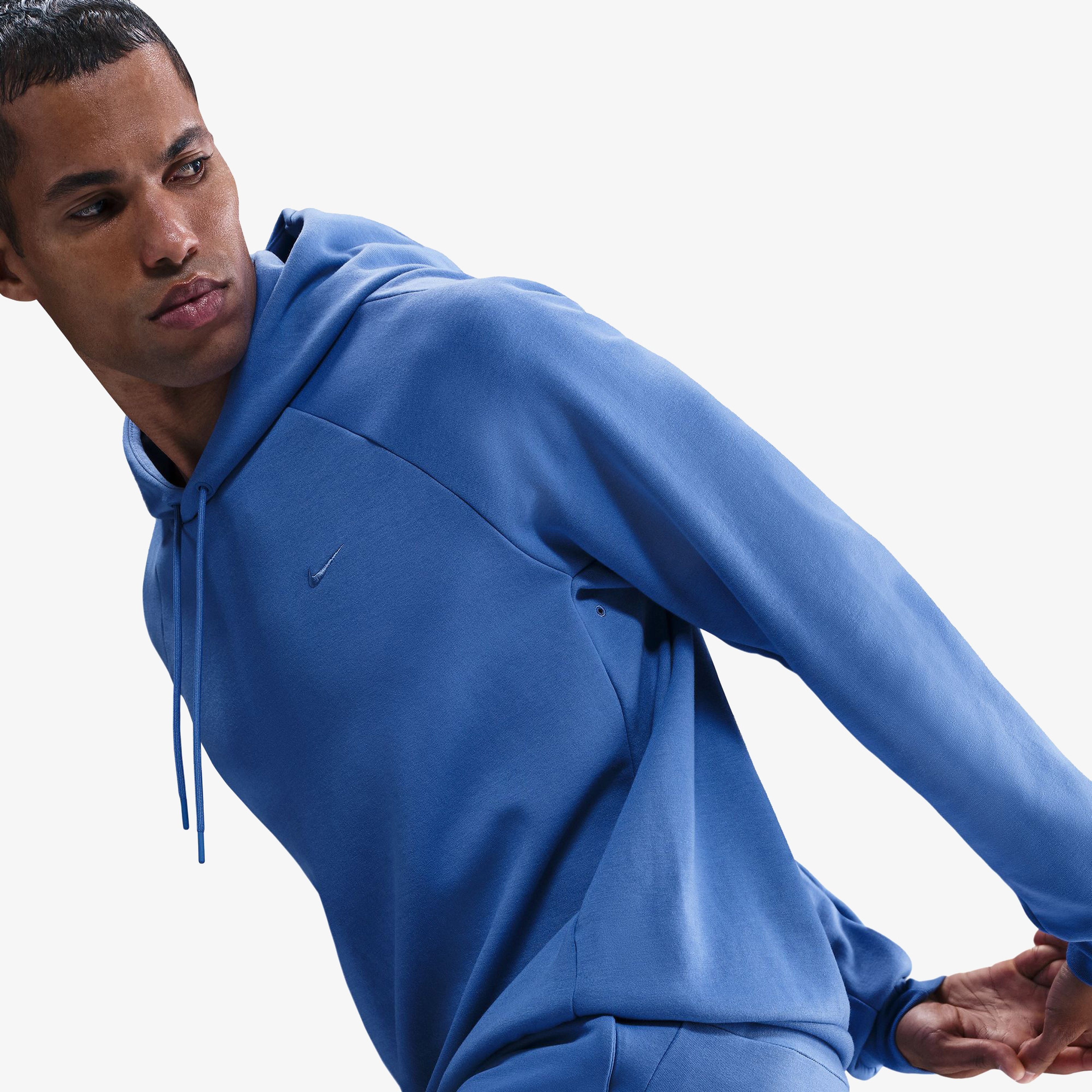 Nike Primary Fleece Erkek Lacivert Antrenman Sweatshirt
