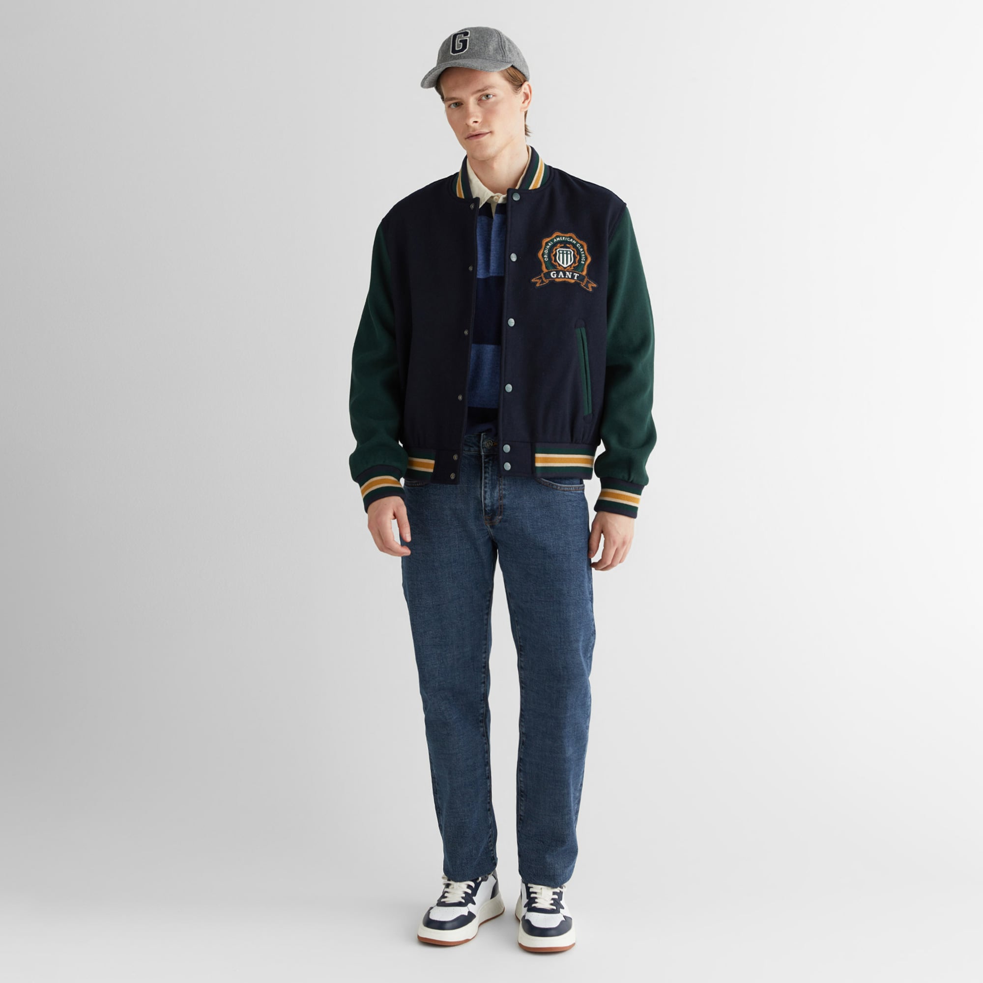 GANT Erkek Lacivert Standart Fit Ceket