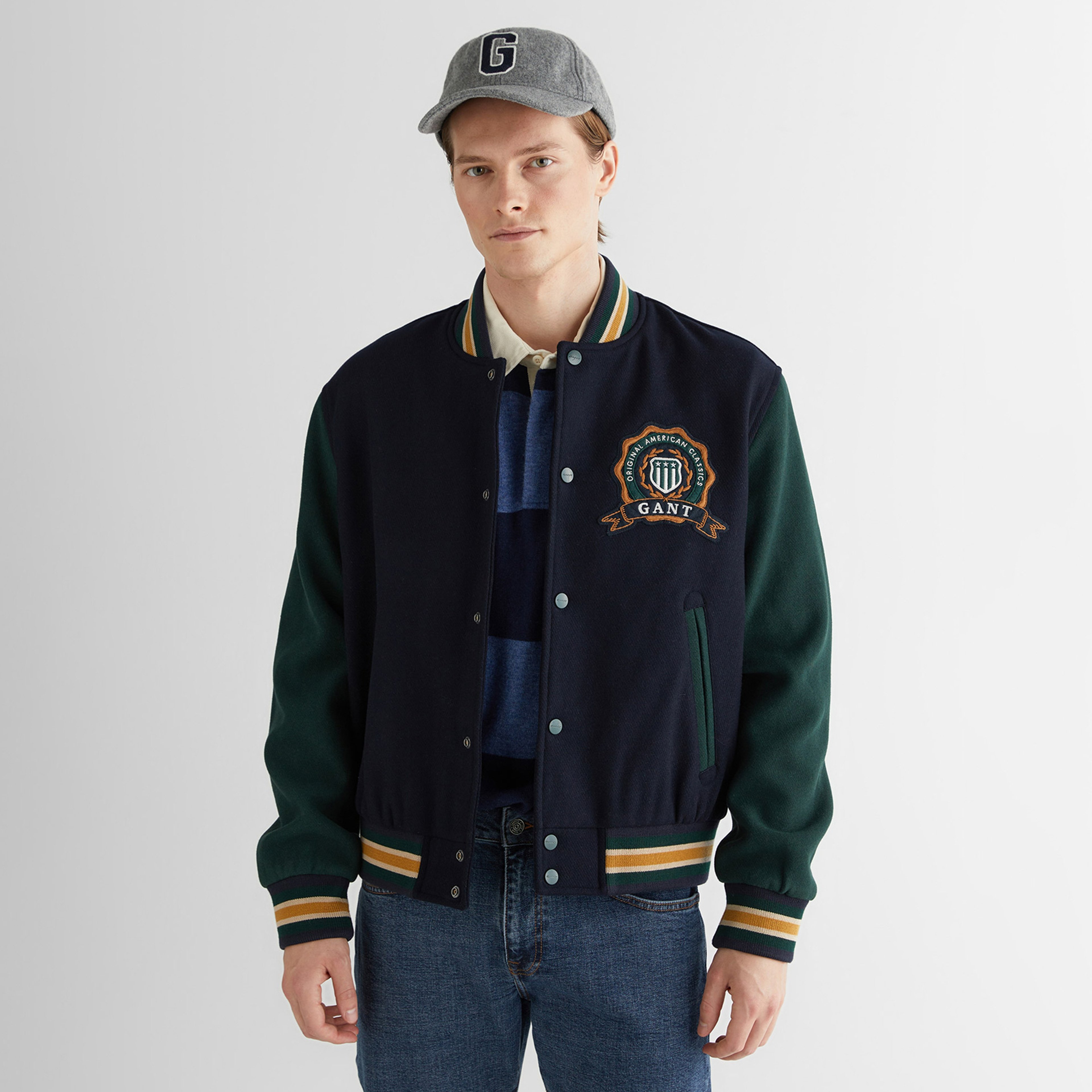 GANT Erkek Lacivert Standart Fit Ceket