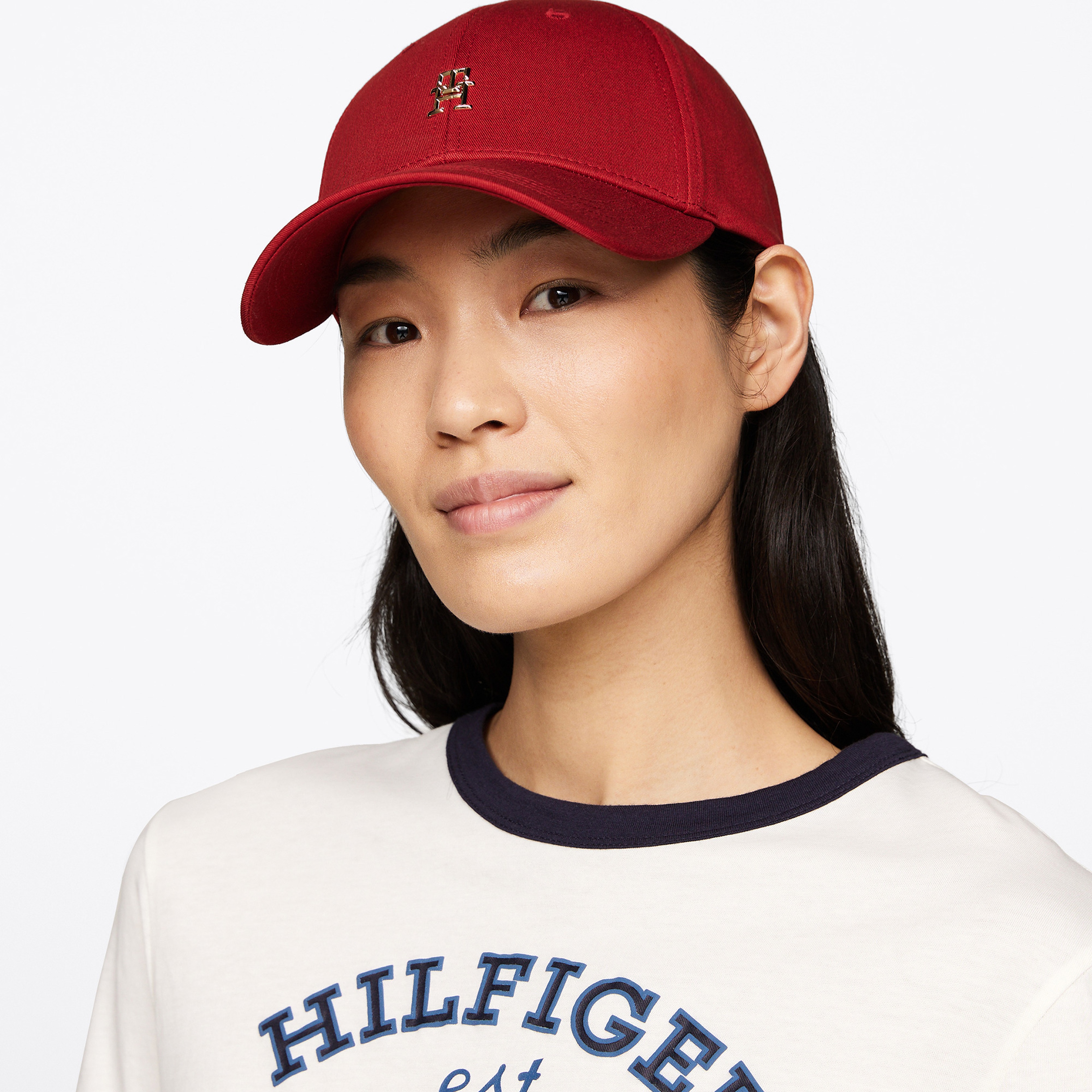 Tommy Hilfiger Kadın Kırmızı Şapka