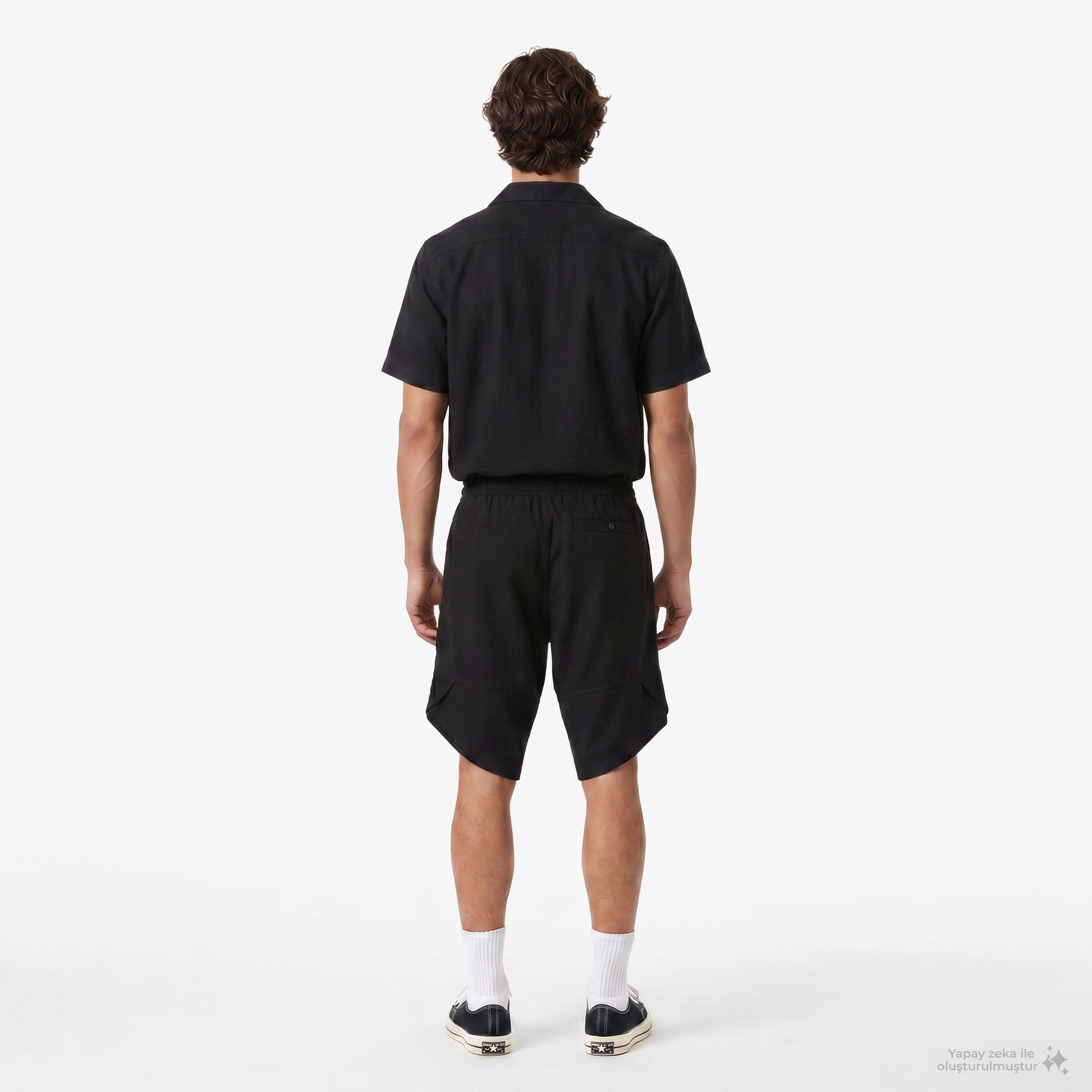 UNITED4 Regular Fit Erkek Siyah Şort