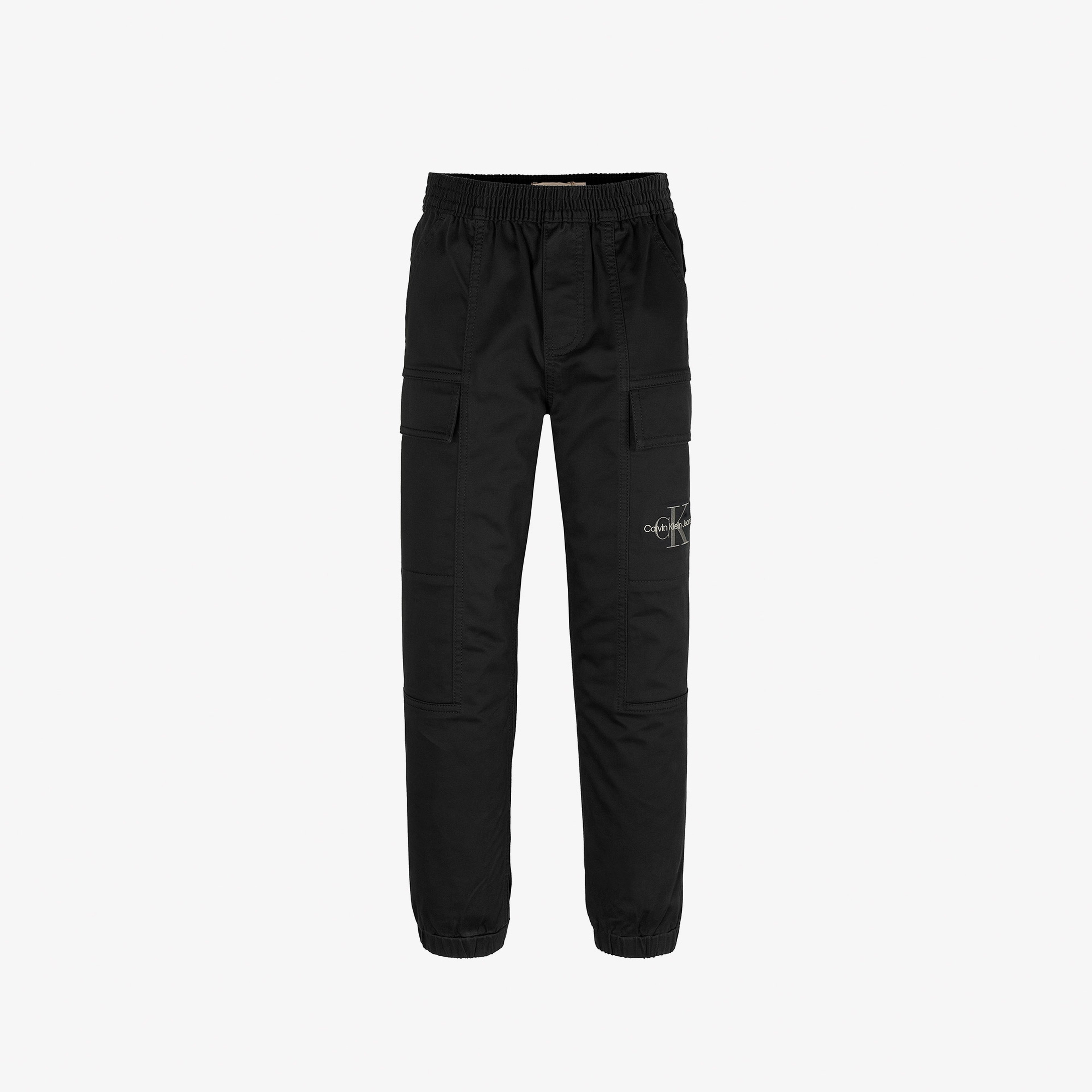 Calvin Klein Essential Woven Cargo Pants Çocuk Siyah Pantolon