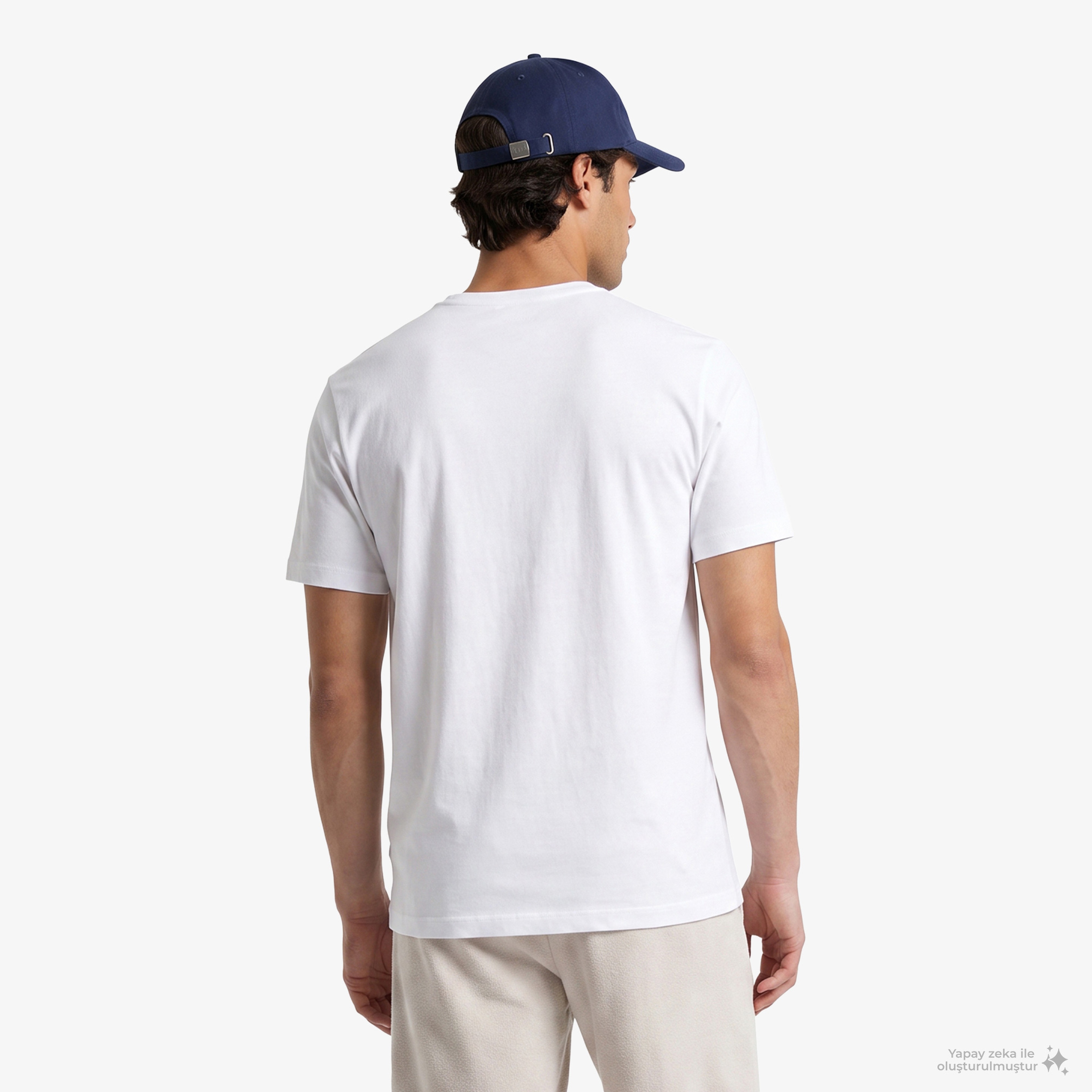 Nautica Erkek Beyaz Regular Fit T-Shirt