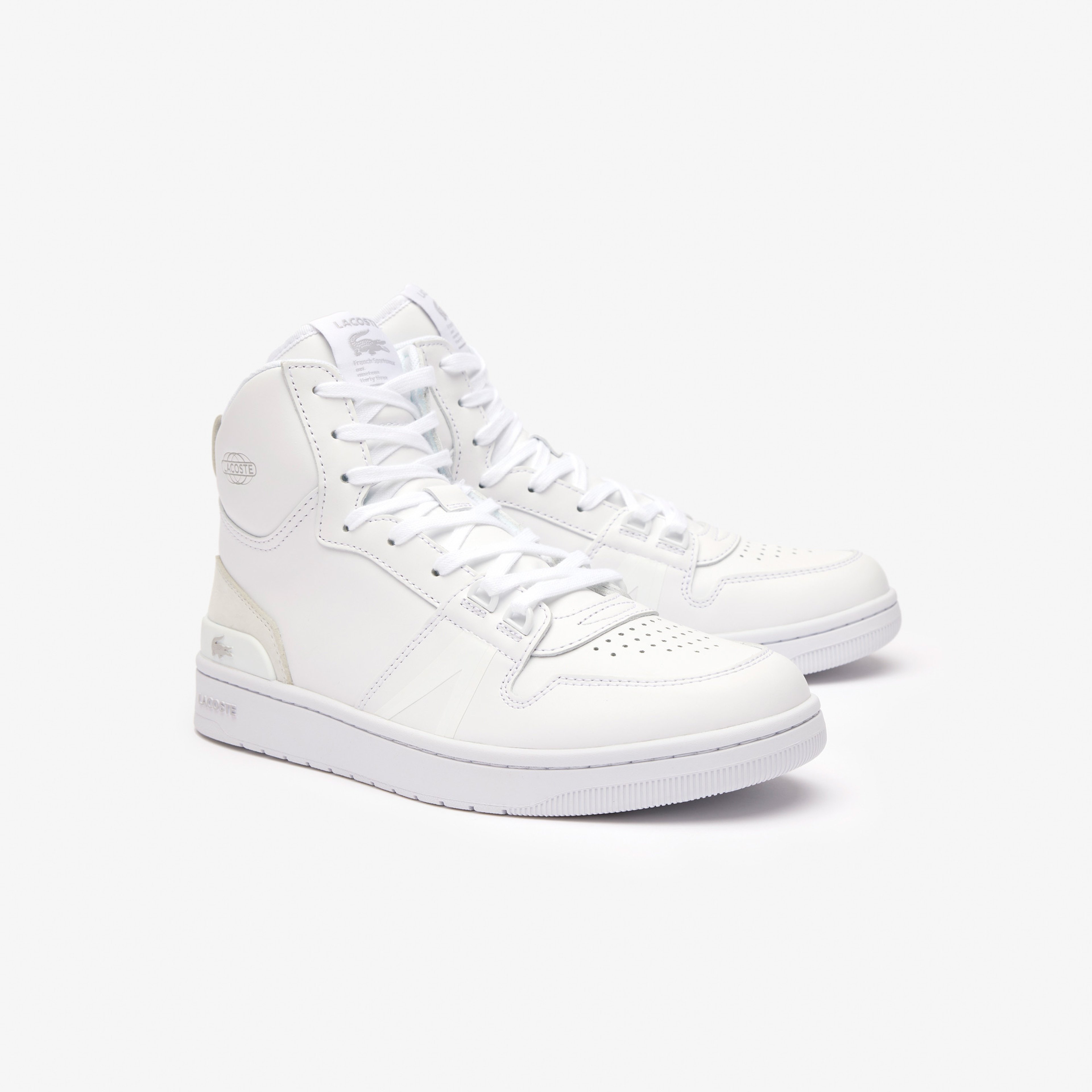 LACOSTE L001 Mid Erkek Beyaz Sneaker