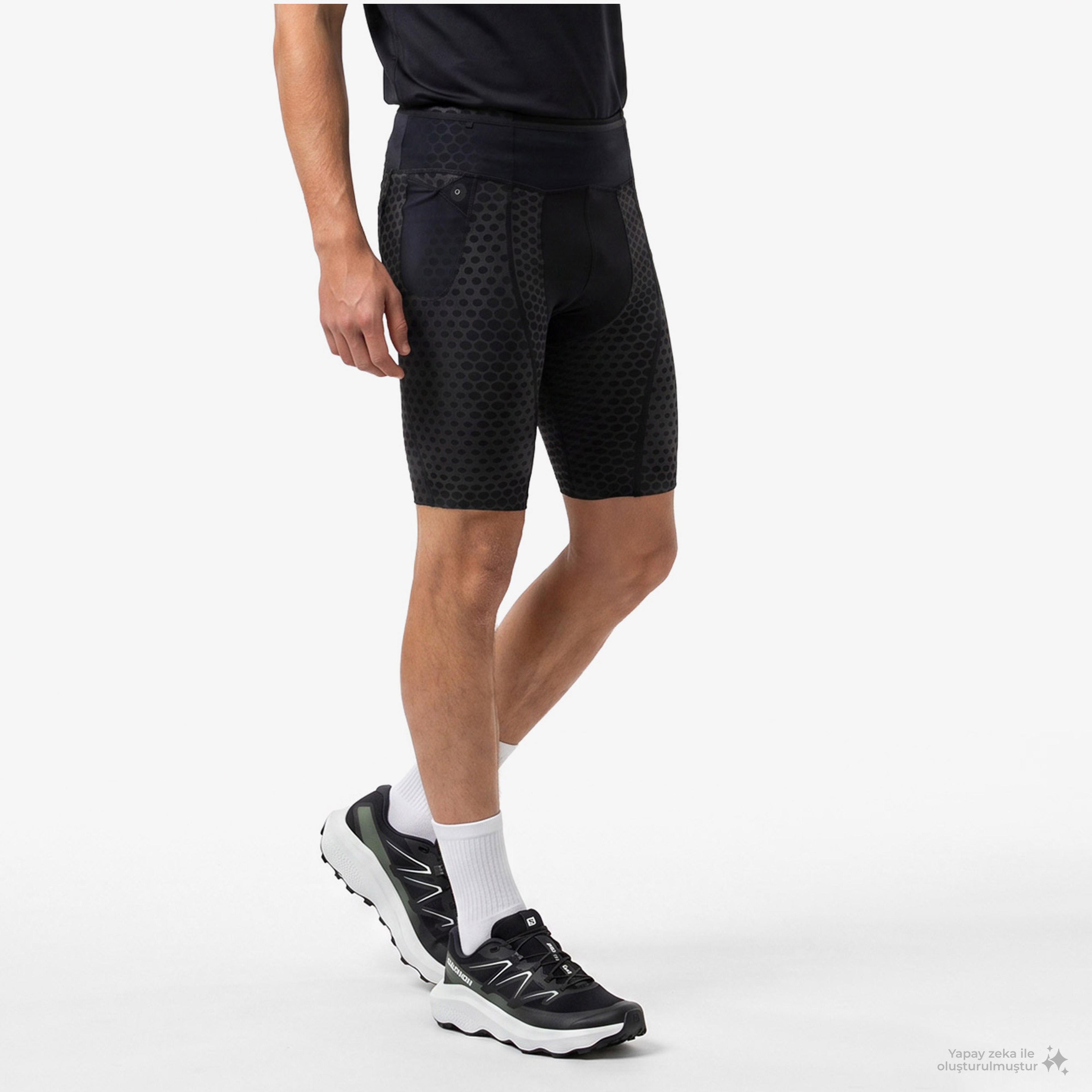 Salomon S/LAB Ultra 2IN1 Erkek Siyah Koşu Şortu
