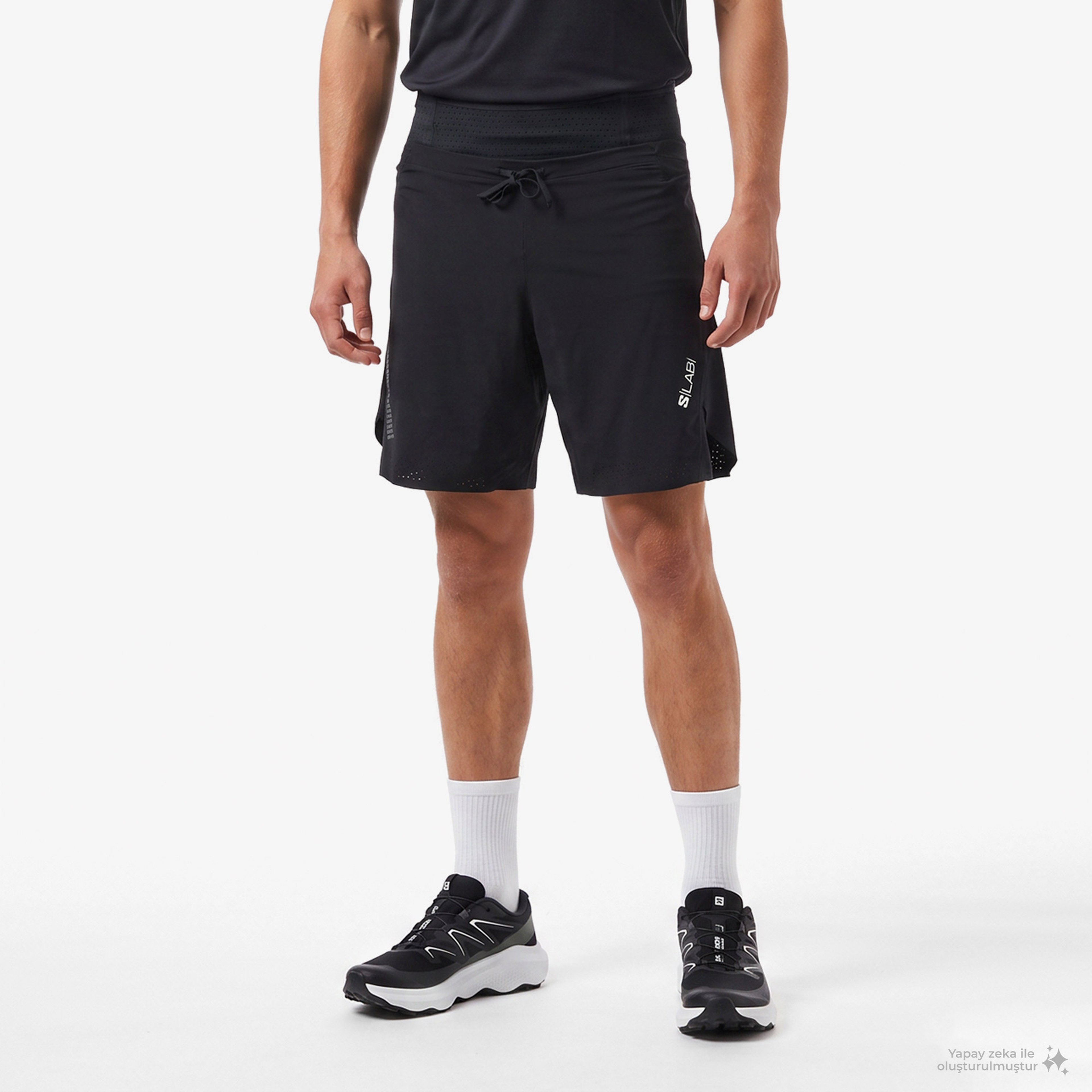 Salomon S/LAB Ultra 2IN1 Erkek Siyah Koşu Şortu
