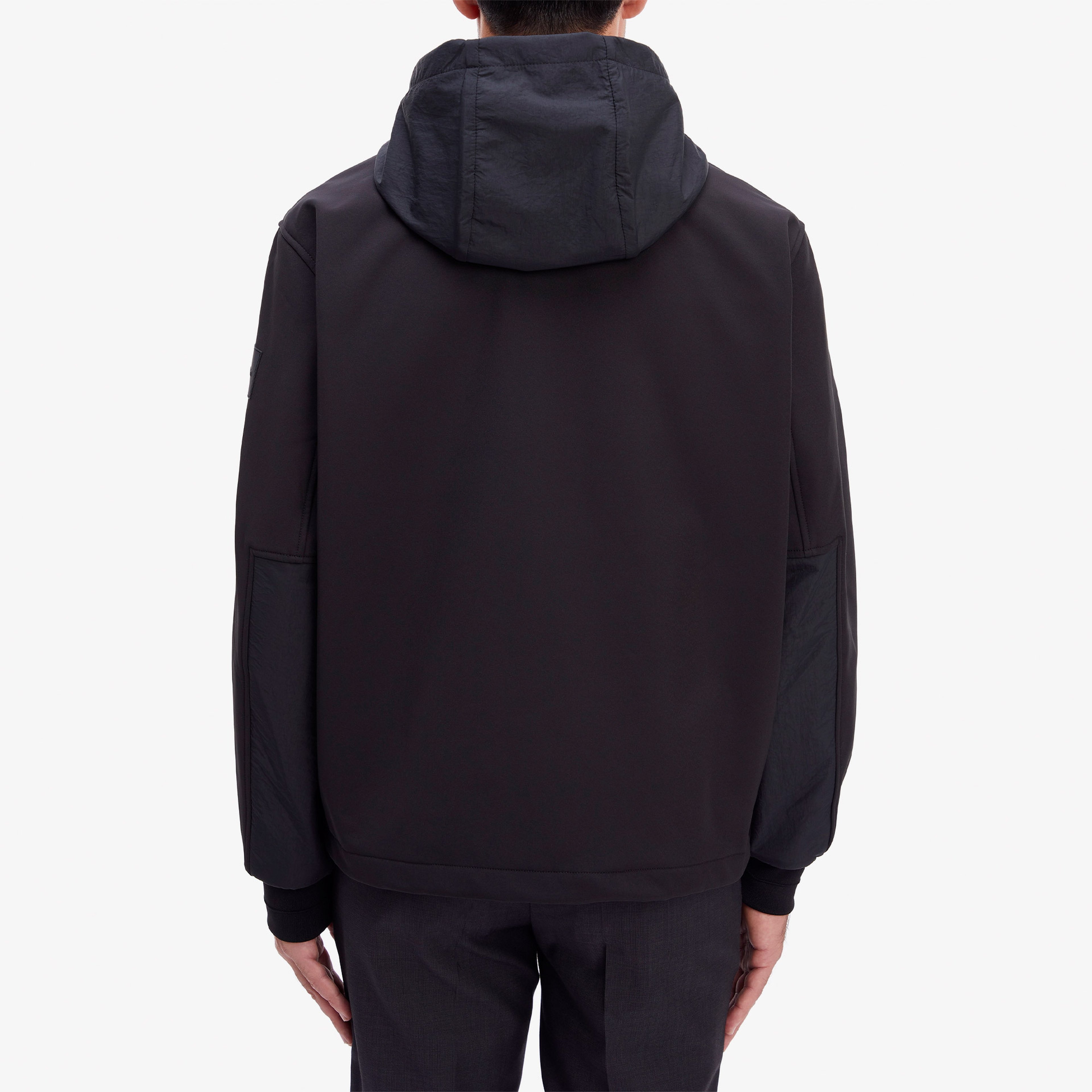 Calvin Klein Woven Jackets Erkek Siyah Ceket