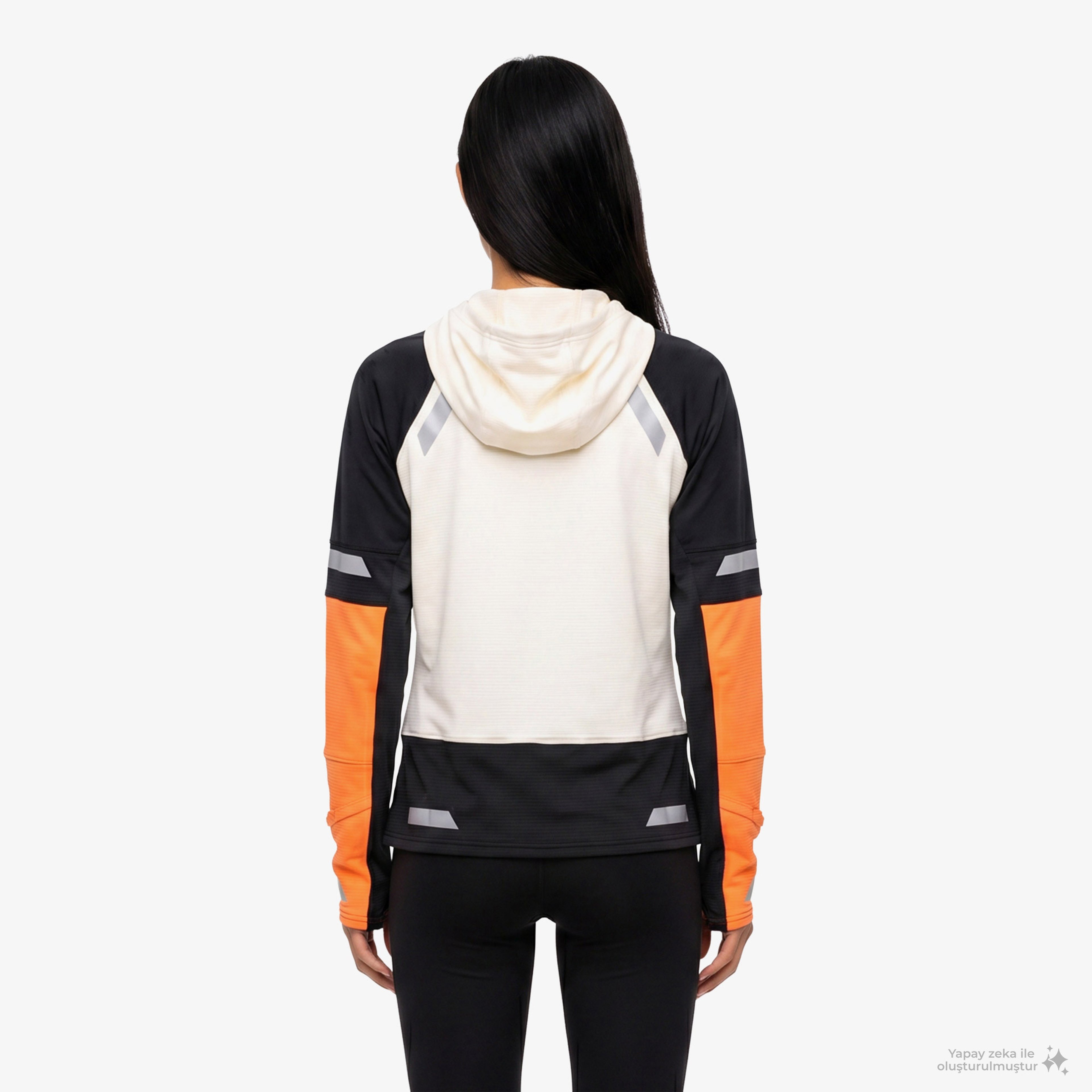 Brooks Run Visible Thermal 2.0 Kadın Beyaz Hoodie