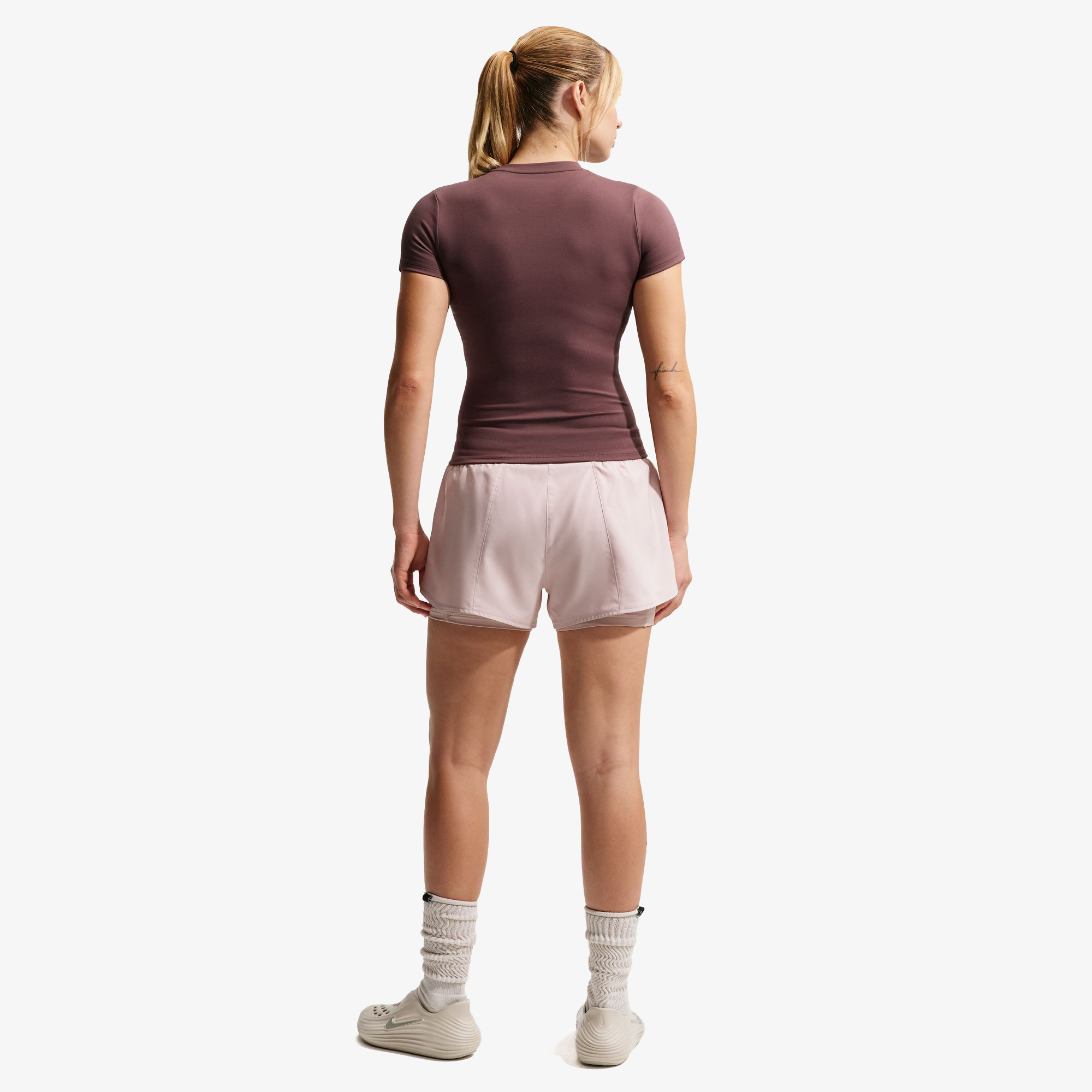 Nike One Kadın Mor Antrenman T-Shirt