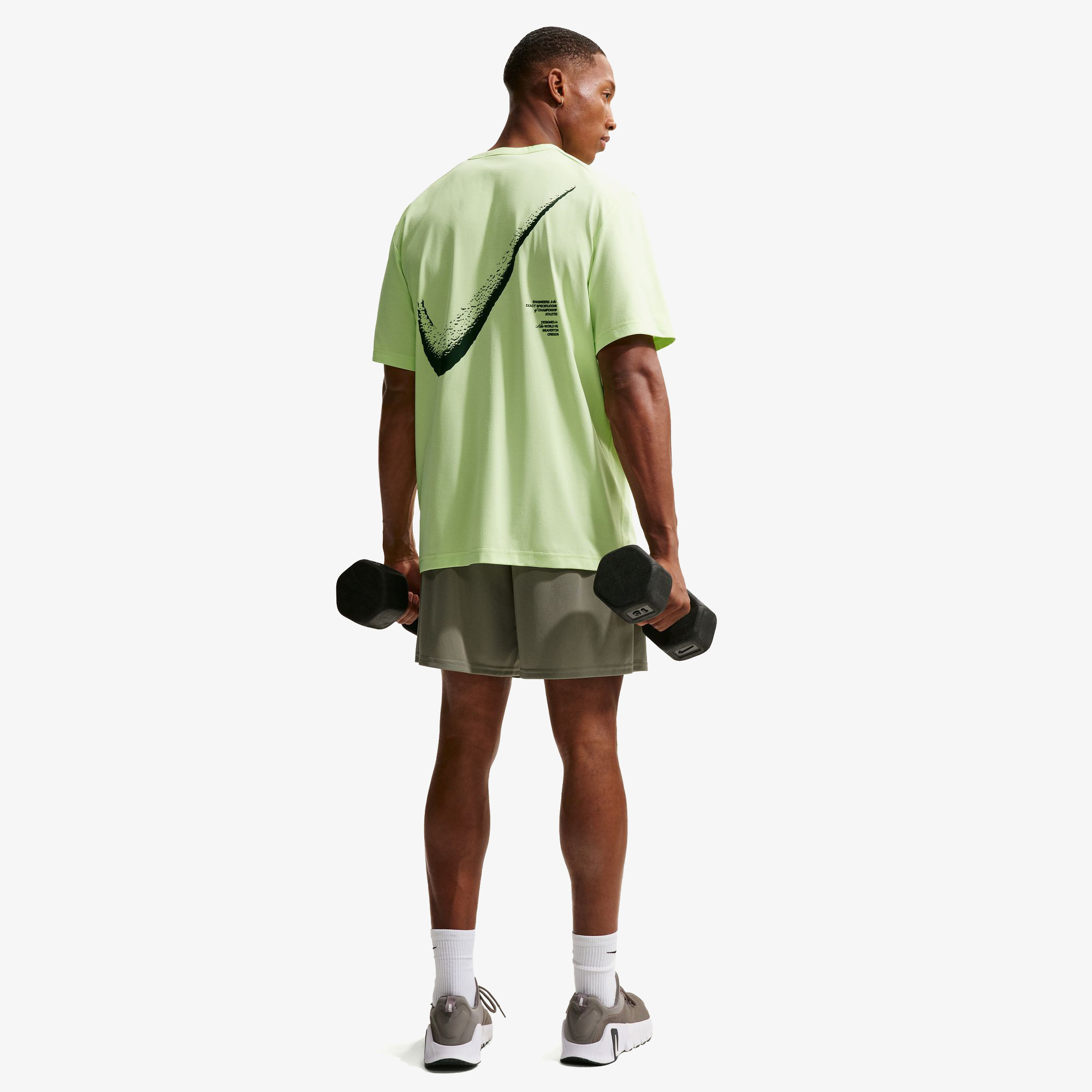 Nike Df Flex 7in Short K Erkek Yeşil Antrenman Şortu