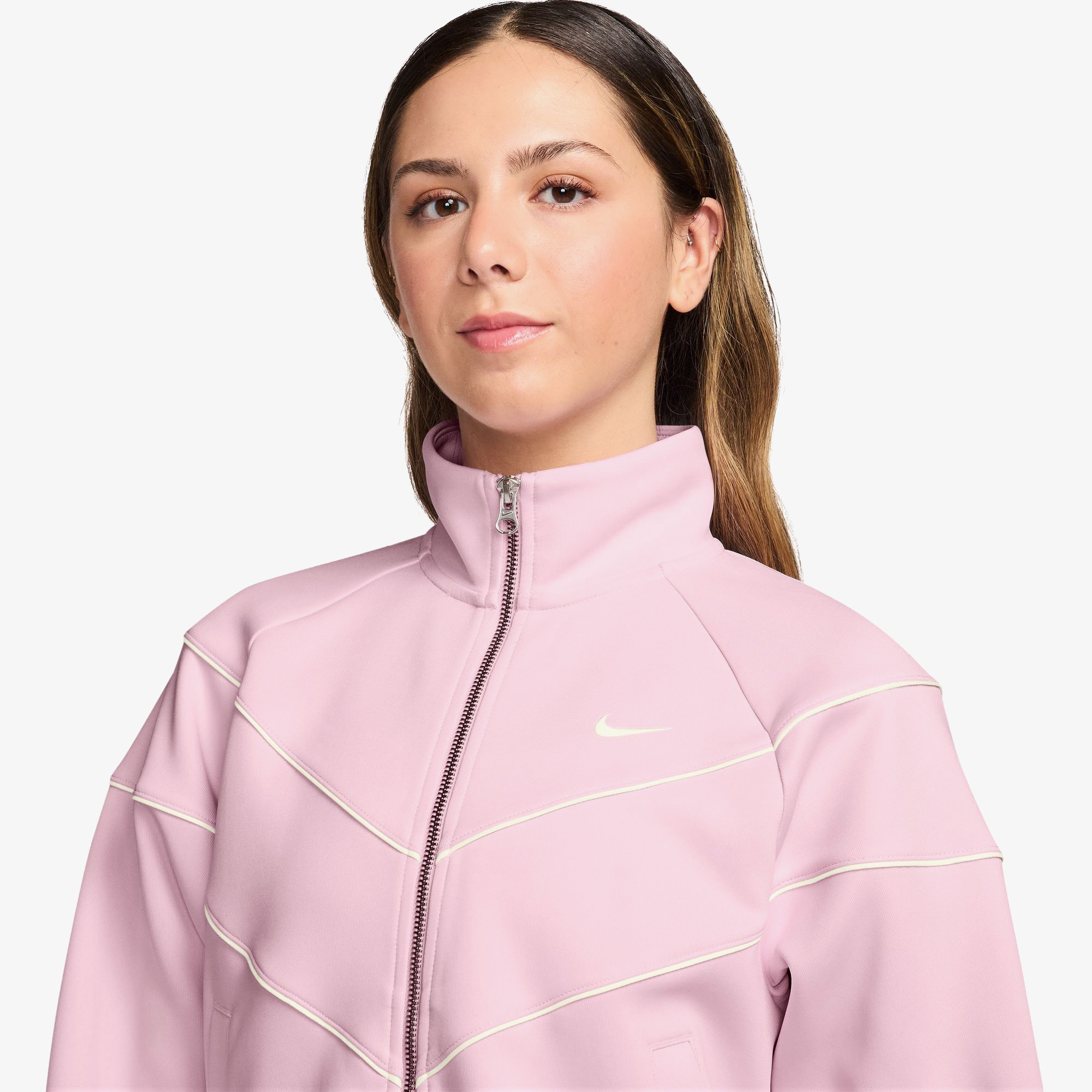 Nike Sportswear Windrunner Kadın Pembe Ceket