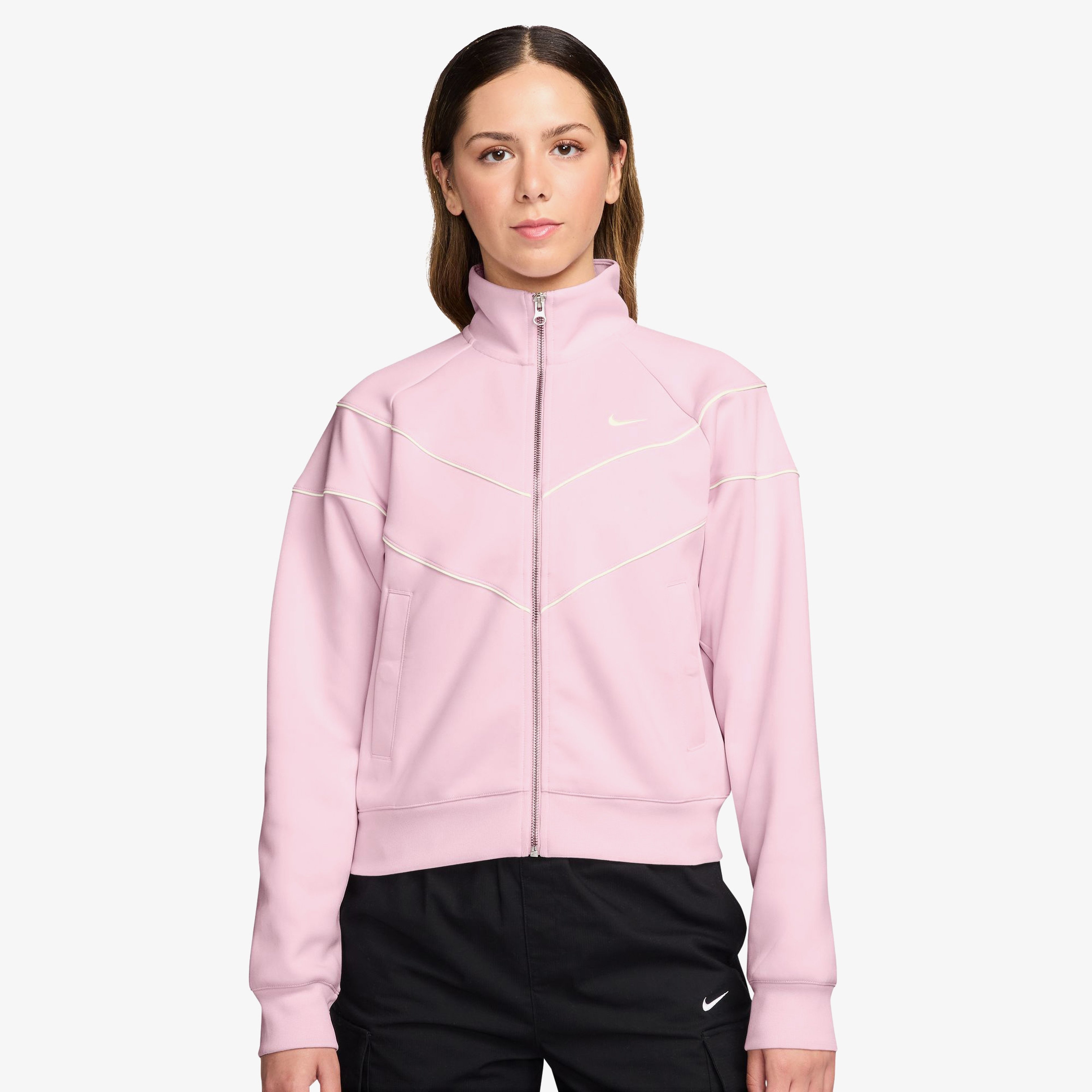 Nike Sportswear Windrunner Kadın Pembe Ceket