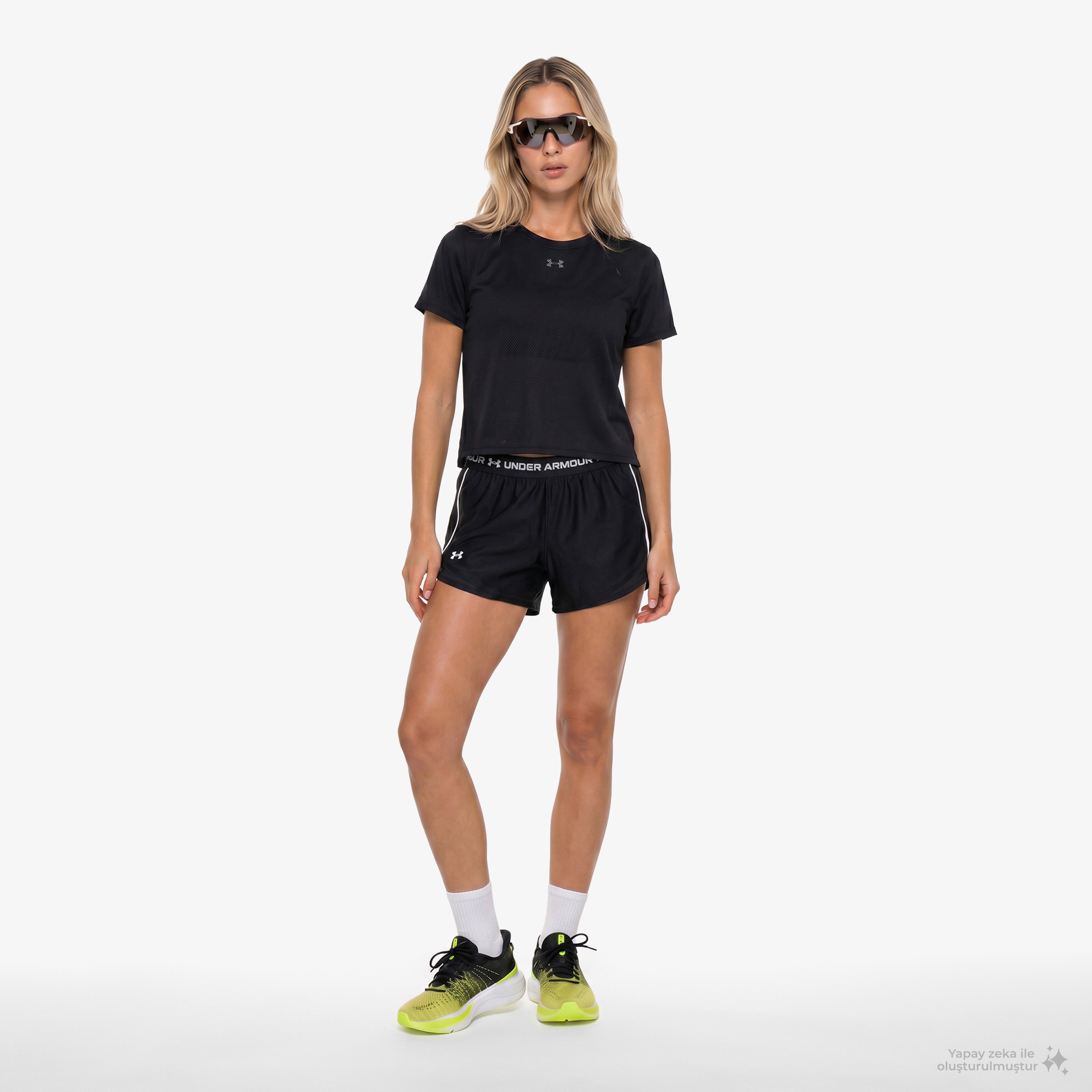 Under Armour Velociti Kadın Siyah Koşu T-Shirt