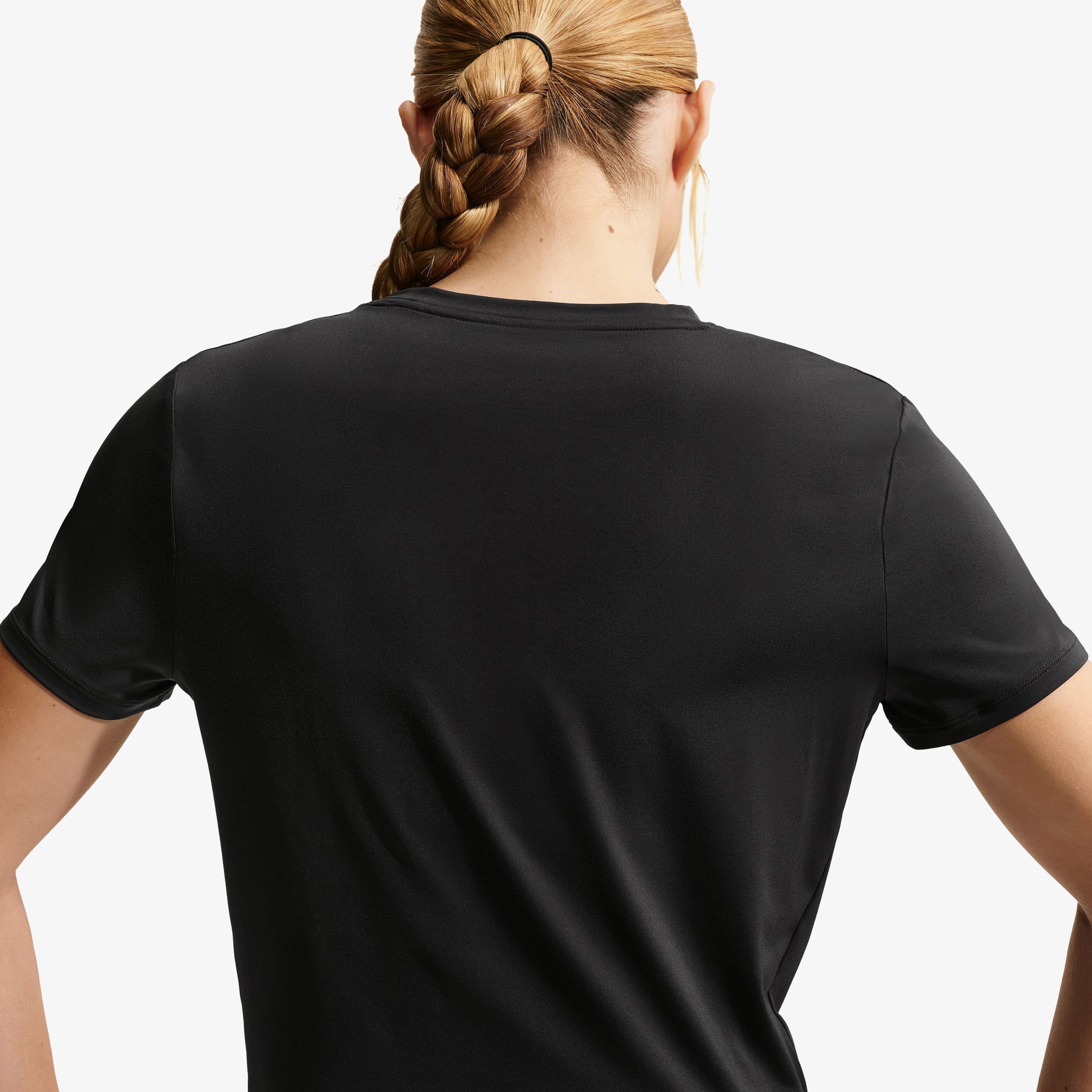 Nike One Classic Twist Kadın Siyah Antrenman T-Shirt