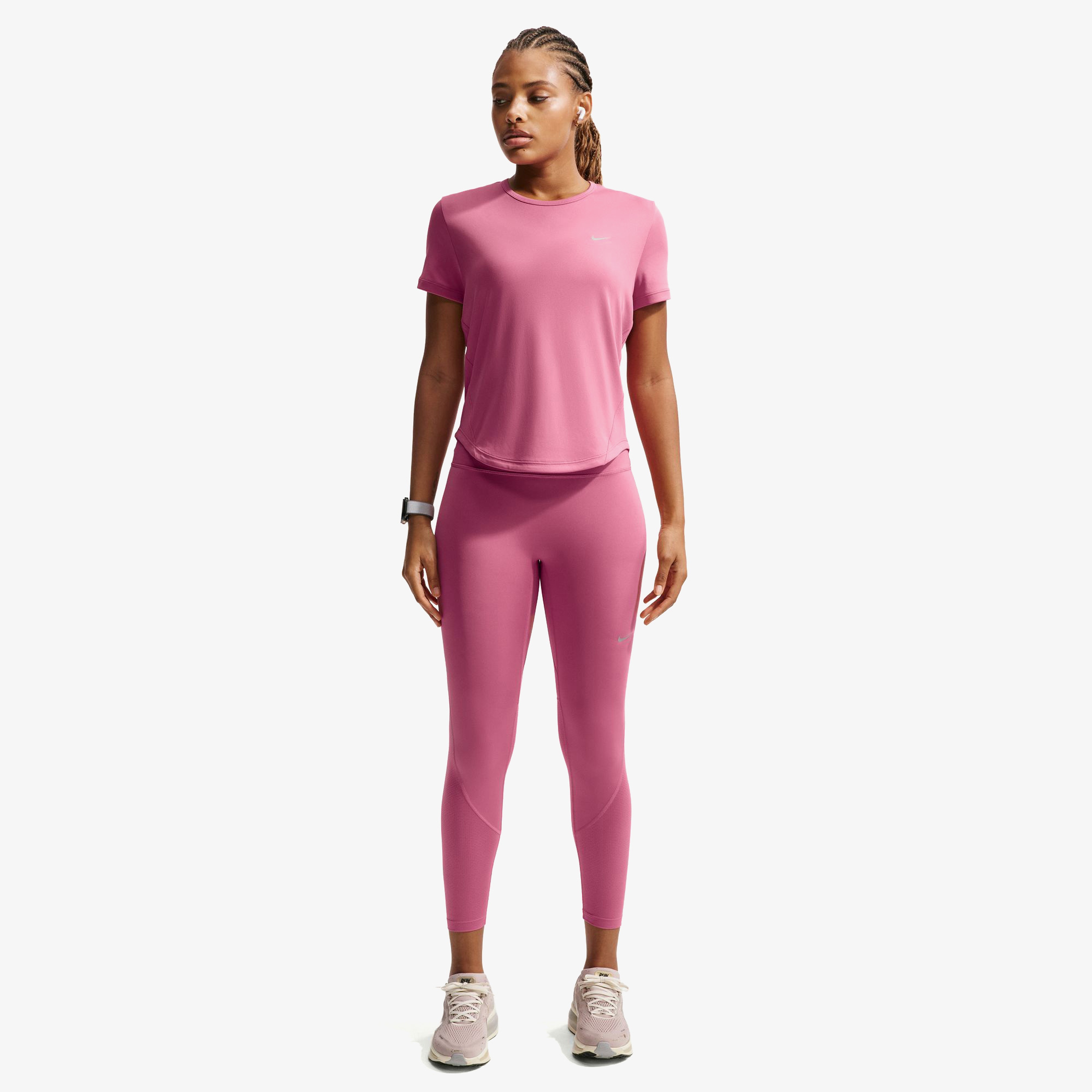 Nike Tempo Dri-FIT Ss Top Kadın Pembe Koşu T-Shirt