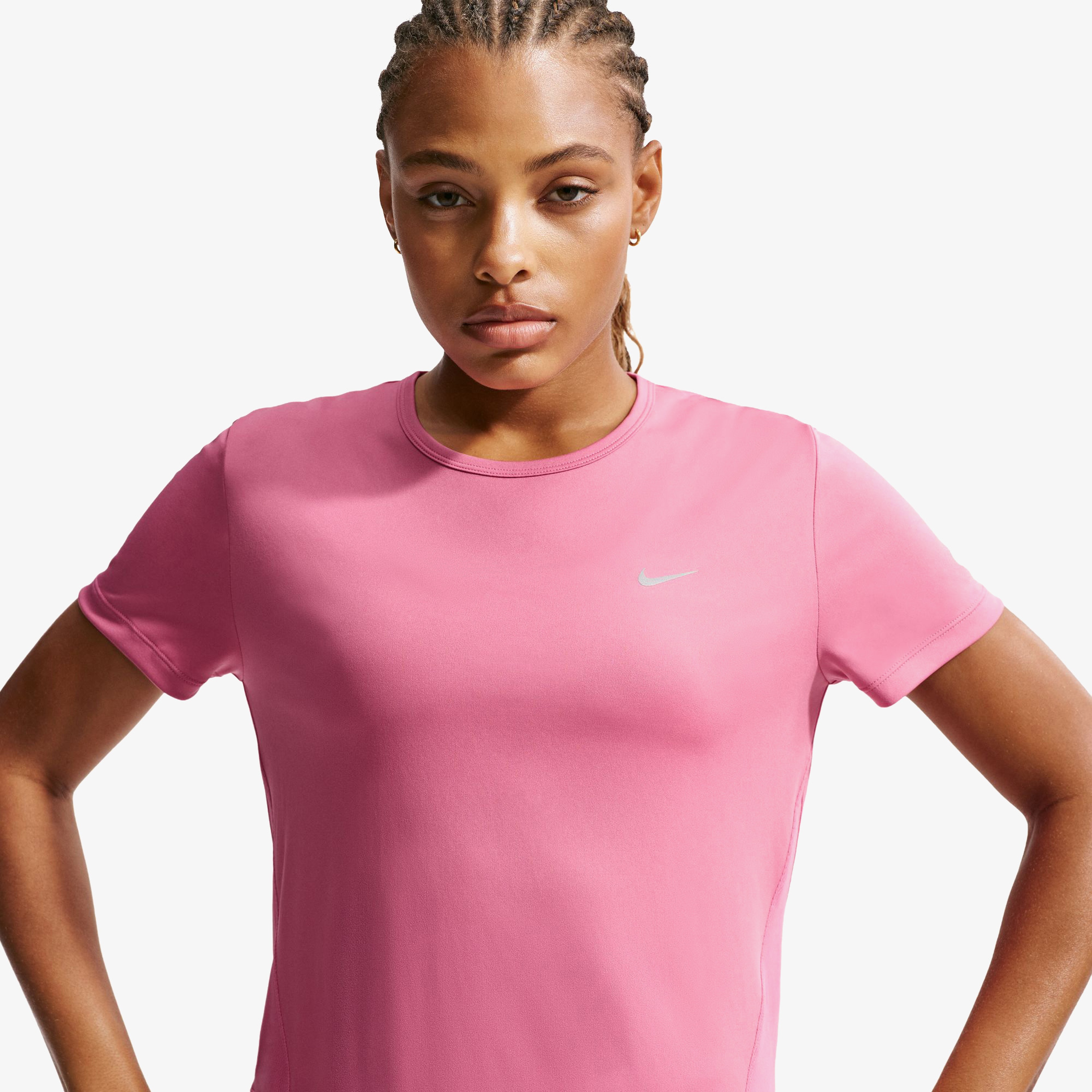Nike Tempo Dri-FIT Ss Top Kadın Pembe Koşu T-Shirt